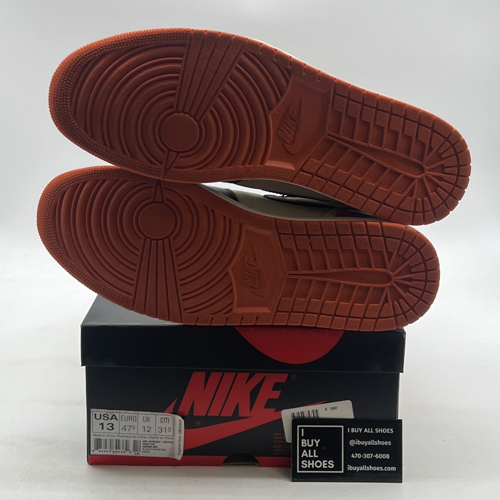 Size 13 - Air Jordan 1 Retro OG High Shattered Backboard (555088-005)