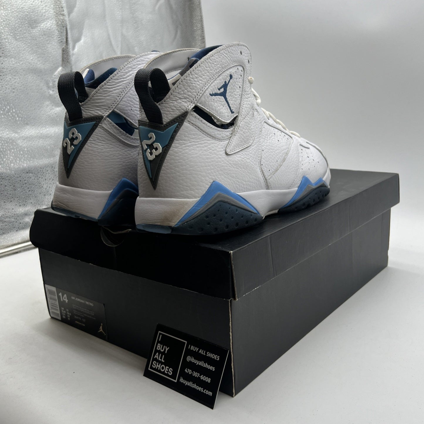 Size 14 - Air Jordan 7 Retro 2015 French Blue (304775-107)
