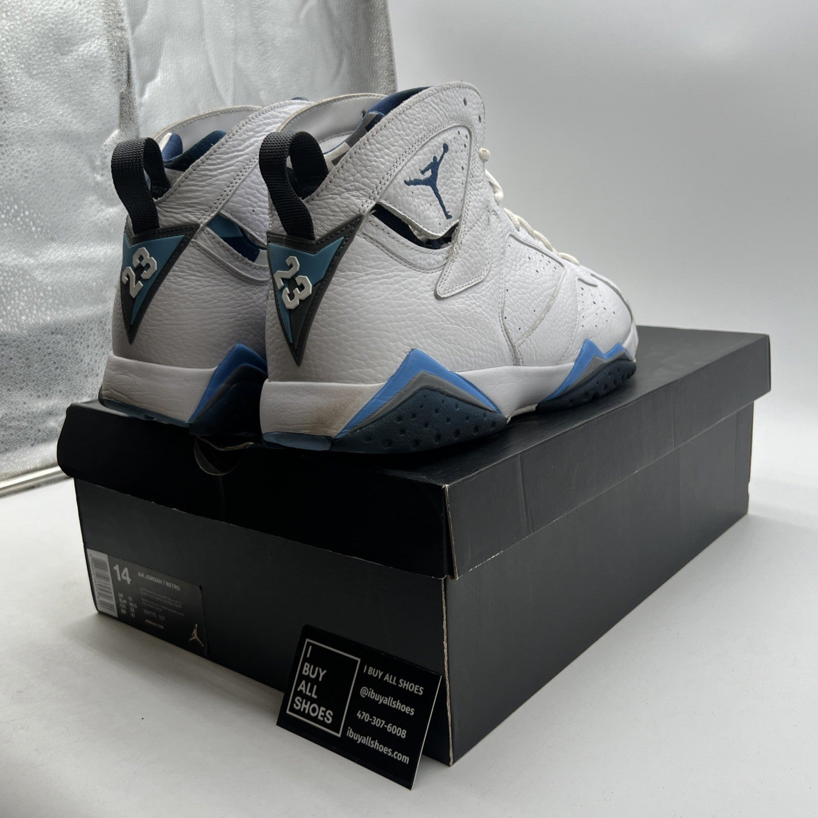 Size 14 - Air Jordan 7 Retro 2015 French Blue (304775-107)