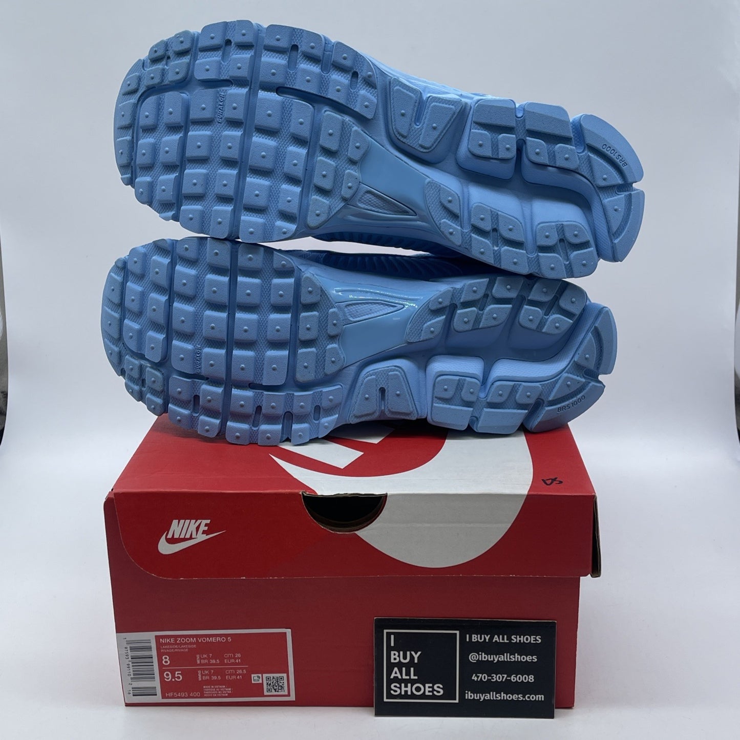 Size 8 - Nike Air Zoom Vomero 5 Lakeside Blue Suede Leather (HF5493-400)