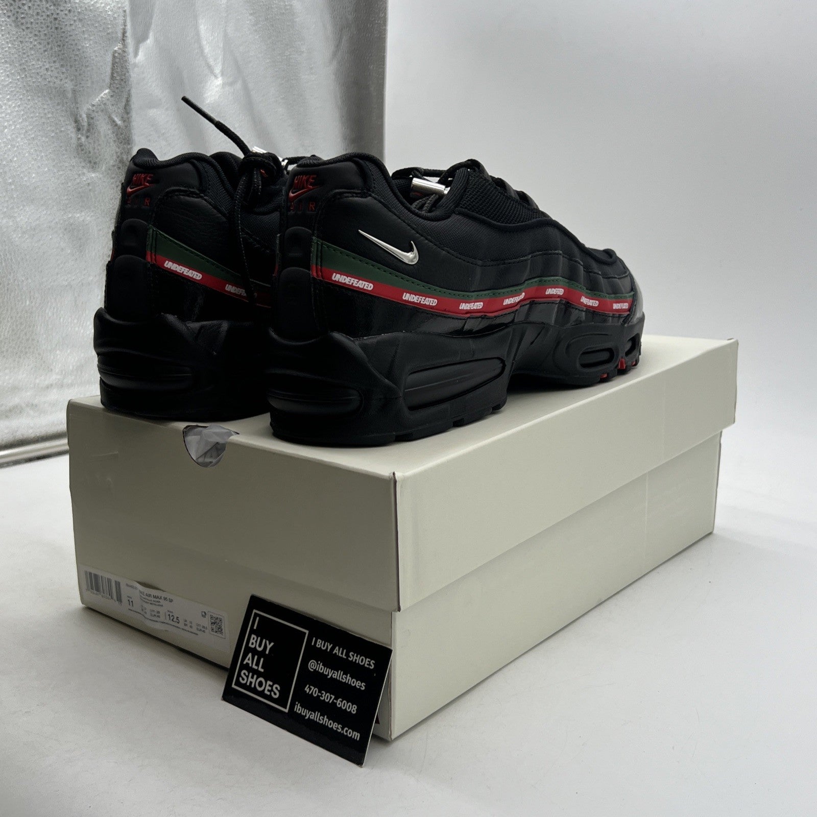 Size 11 - Nike Undefeated x Air Max 95 Black (IB4453-001)
