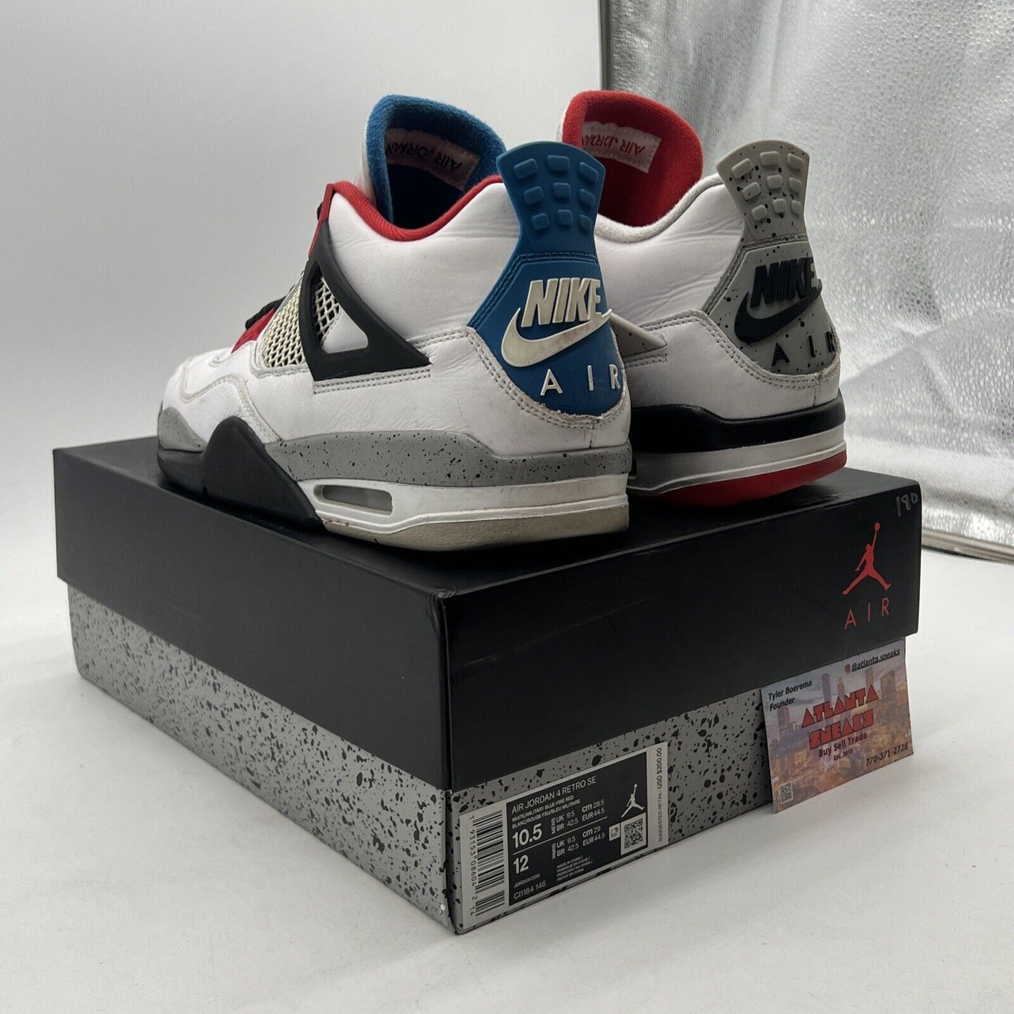 Size 10.5 - Air Jordan 4 Retro SE Mid What The 4 (CI1184-146)