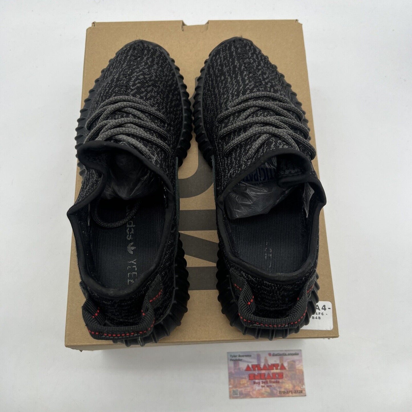 Size 9  adidas Yeezy Boost 350 2016 Pirate Black Gray (BB5350)