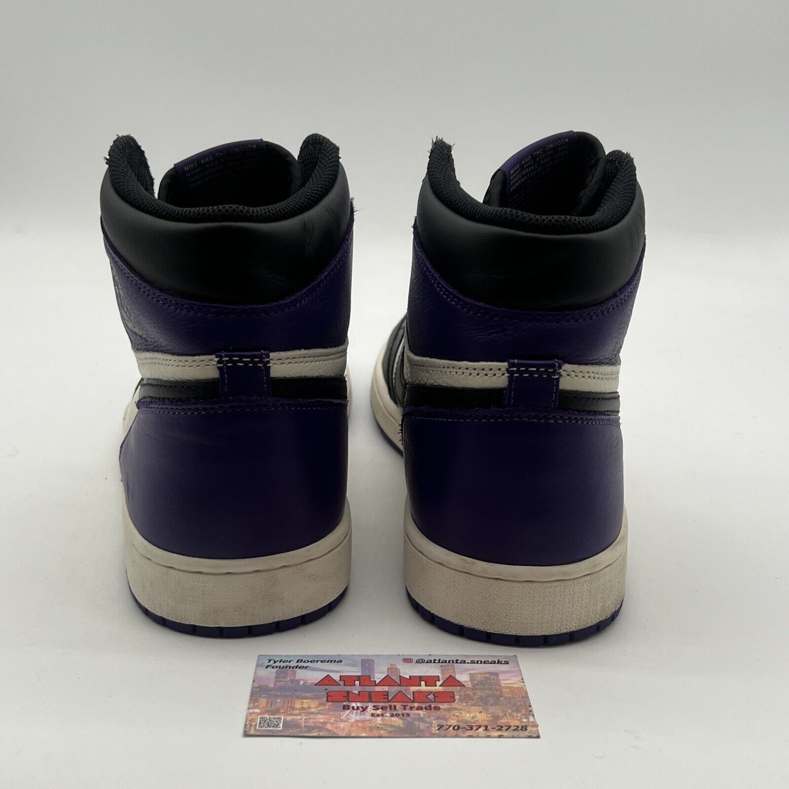 Size 12 - Air Jordan 1 Retro OG High Court Purple (555088-501)