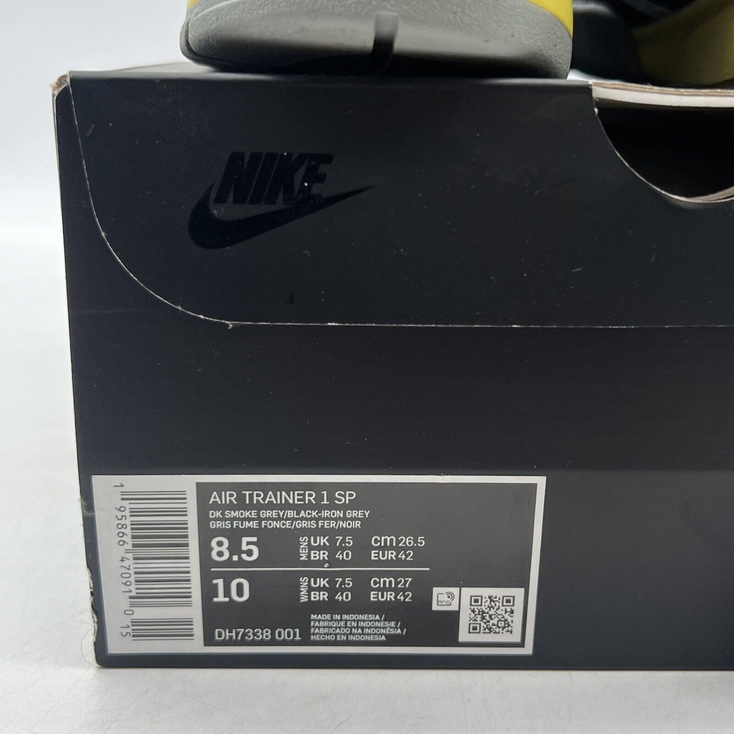 Size 8.5 - Nike Air Trainer 1 Utility Dark Smoke Grey (DH7338-001)