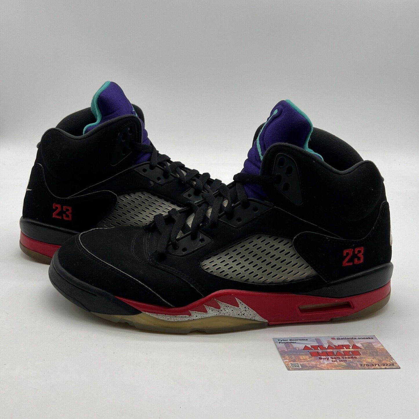 Size 12.5 - Air Jordan 5 Retro Top 3 Black 2020 (CZ1786-001)