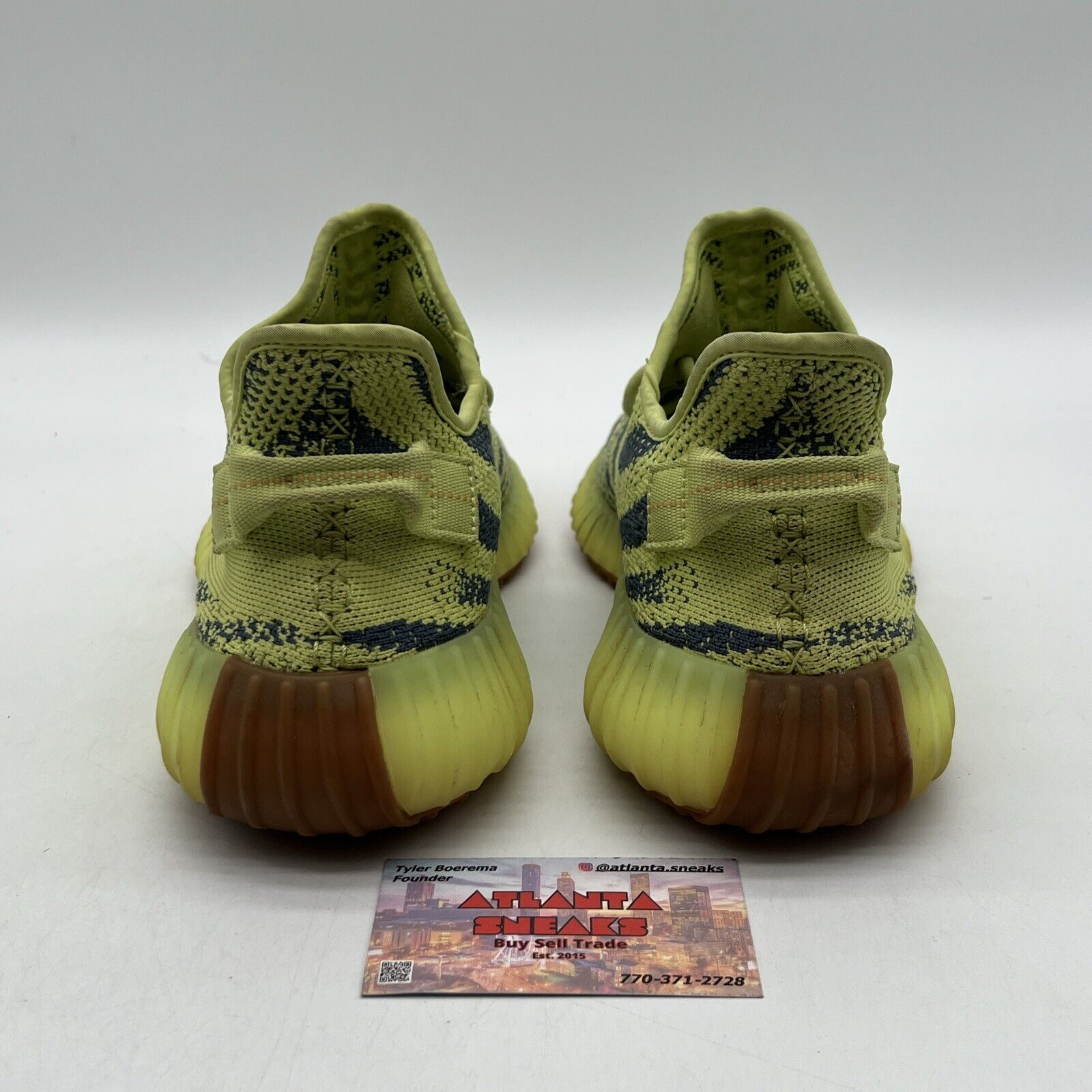 Size 9.5 - adidas Yeezy Boost 350 V2 Low Semi Frozen Yellow (B37572)