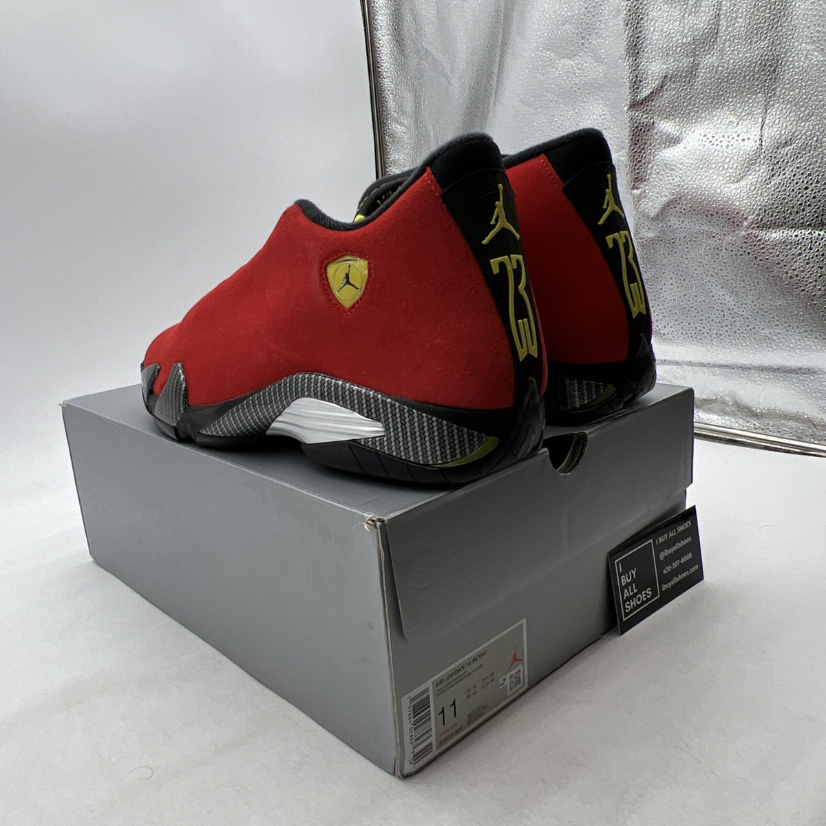 Size 11 - Air Jordan 14 Retro 2025 Ferrari (IF5015-600)