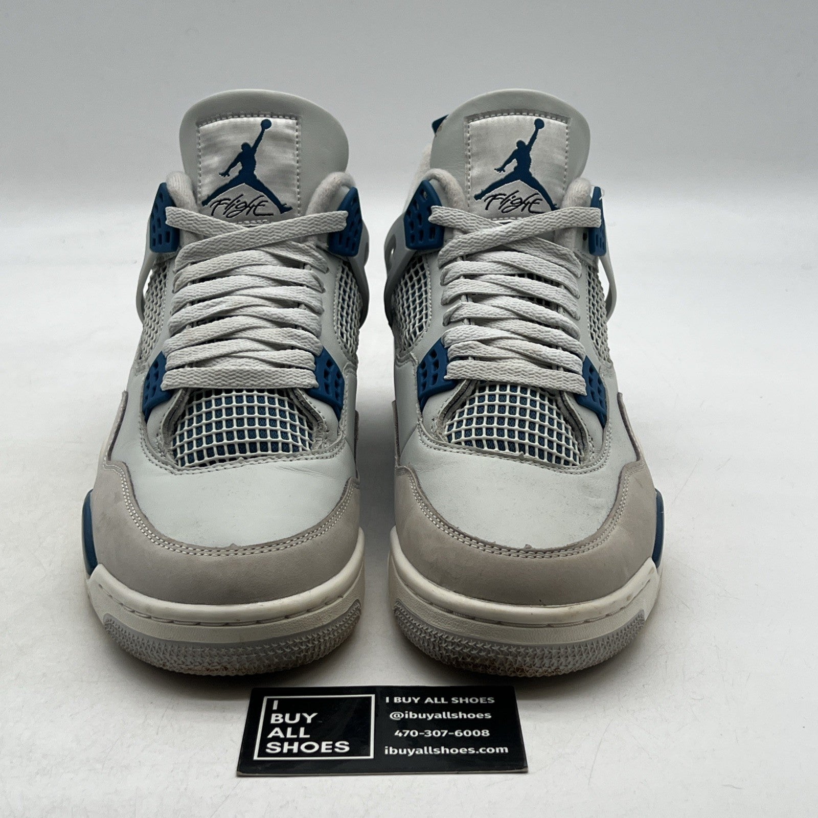 Size 10.5 - Air Jordan 4 Retro 2024 Military Blue (FV5029-141)