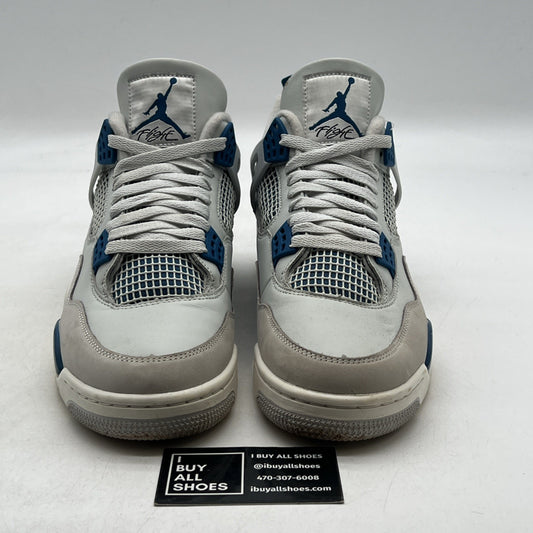 Size 10.5 - Air Jordan 4 Retro 2024 Military Blue (FV5029-141)