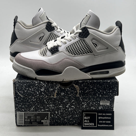 Size 12 - Air Jordan 4 Retro Mid Military Black (DH6927-111)