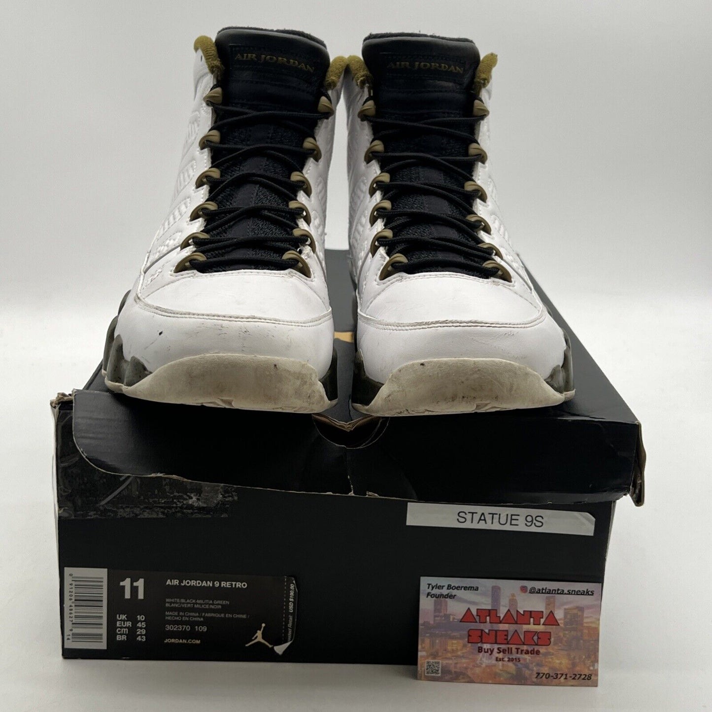 Size 11 - Air Jordan 9 Retro Statue (302370-109)