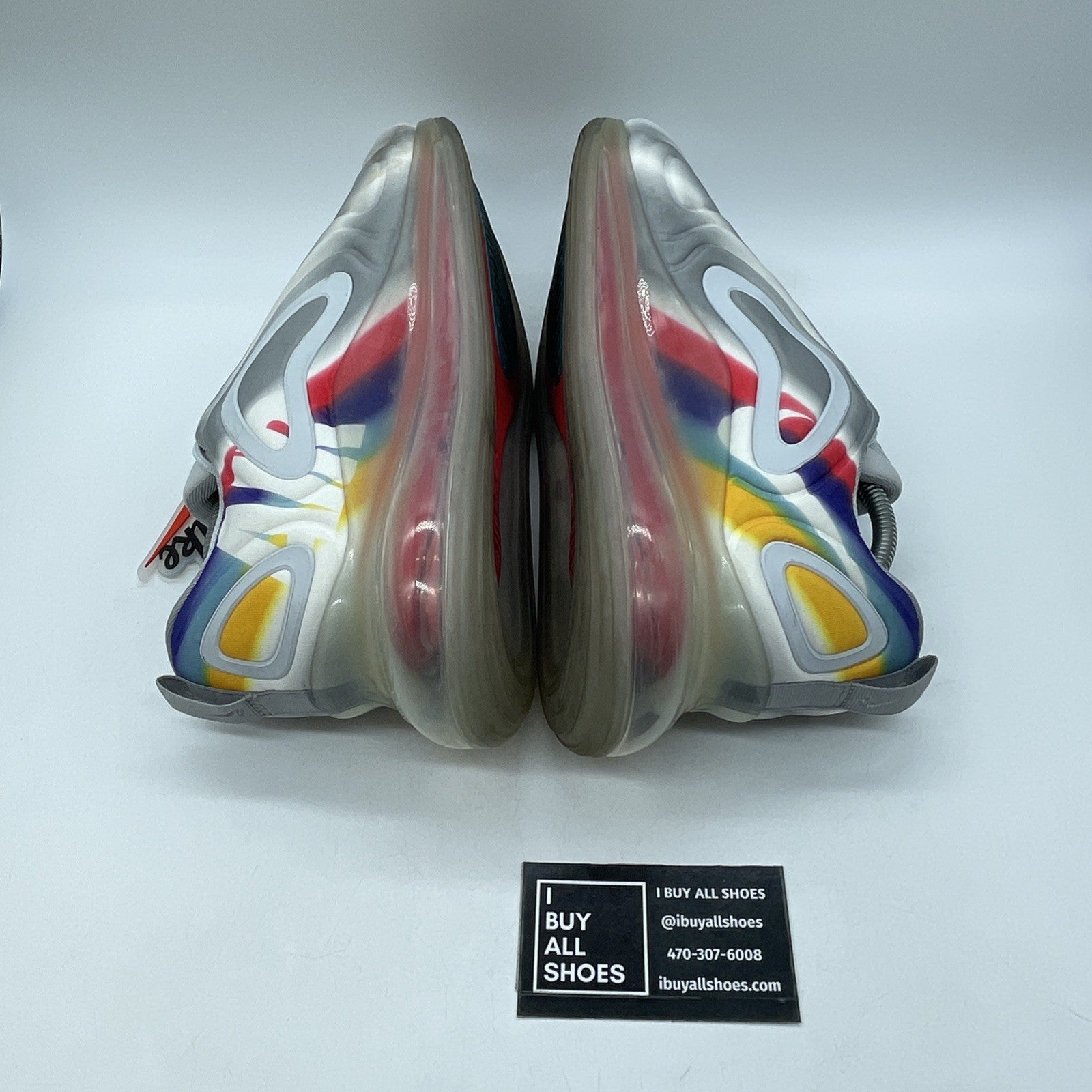 Size 11 - Nike Air Max 720 Pride Grey Blue Purple Suede (AO2924-011)