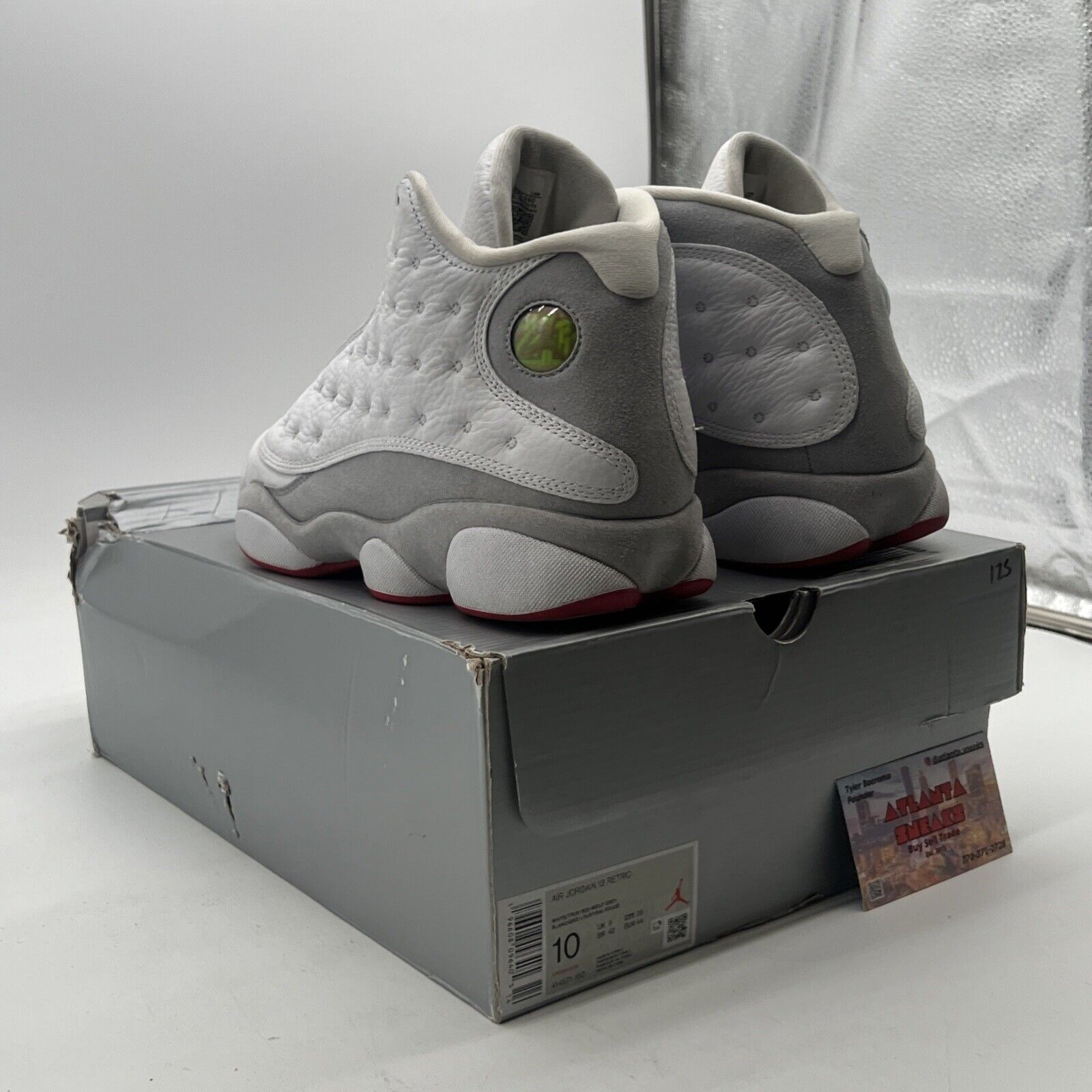 Size 10 - Air Jordan 13 Retro White Wolf Grey (414571-160)