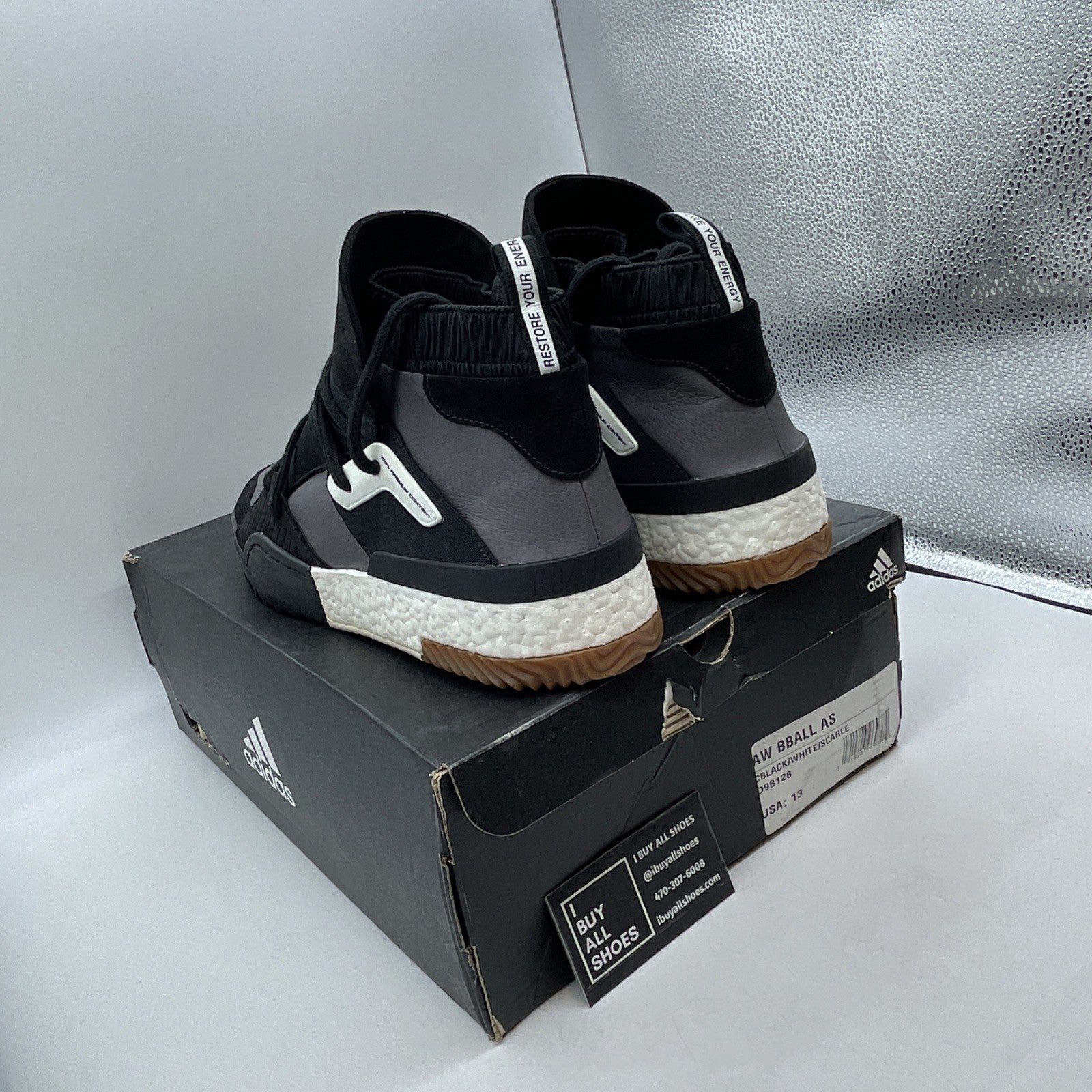 Size 13 - Adidas Alexander Wang x AW BBall All Star 747 Warehouse (D98128)