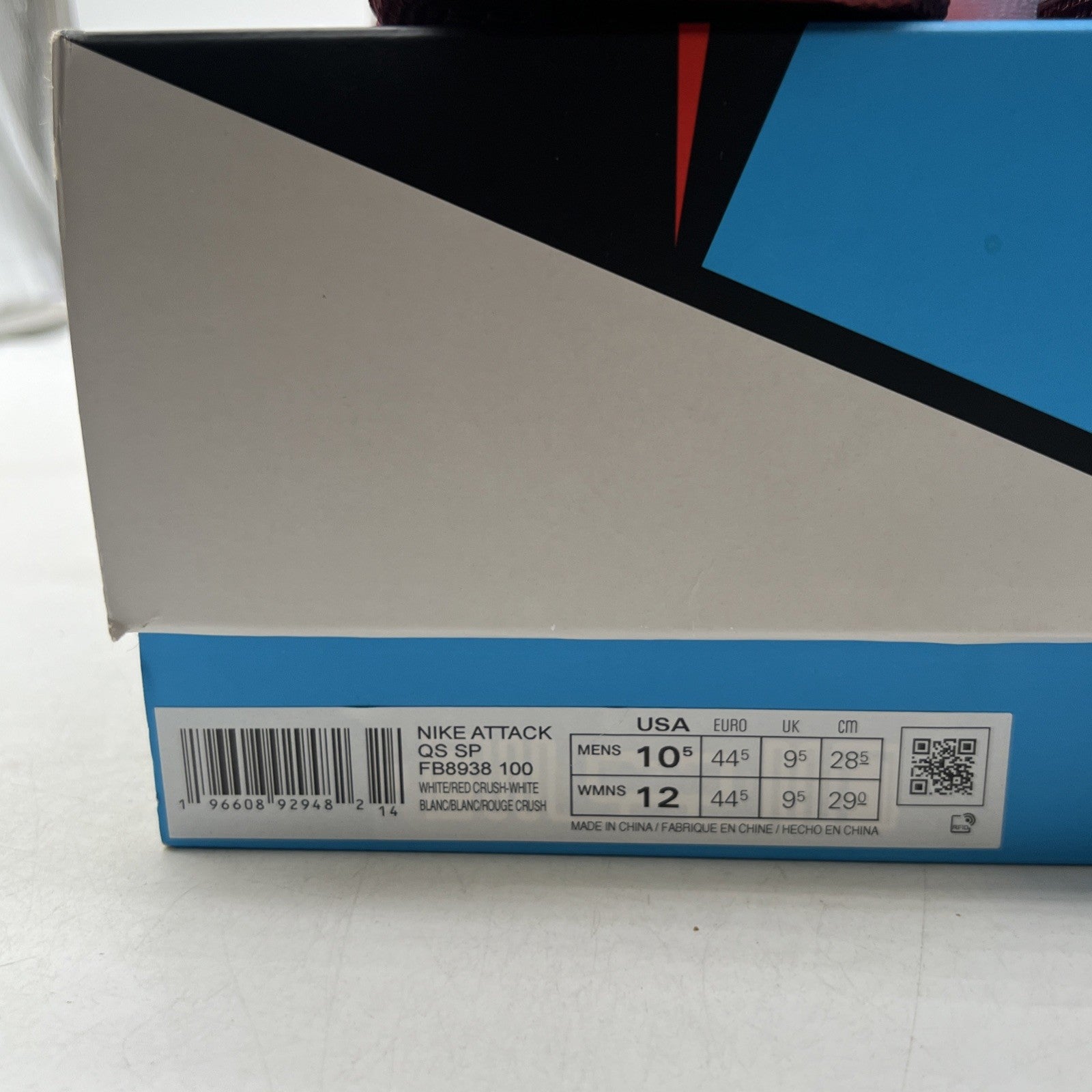 Size 10.5 - Nike Mac Attack QS SP Red Crush (FB8938-100)
