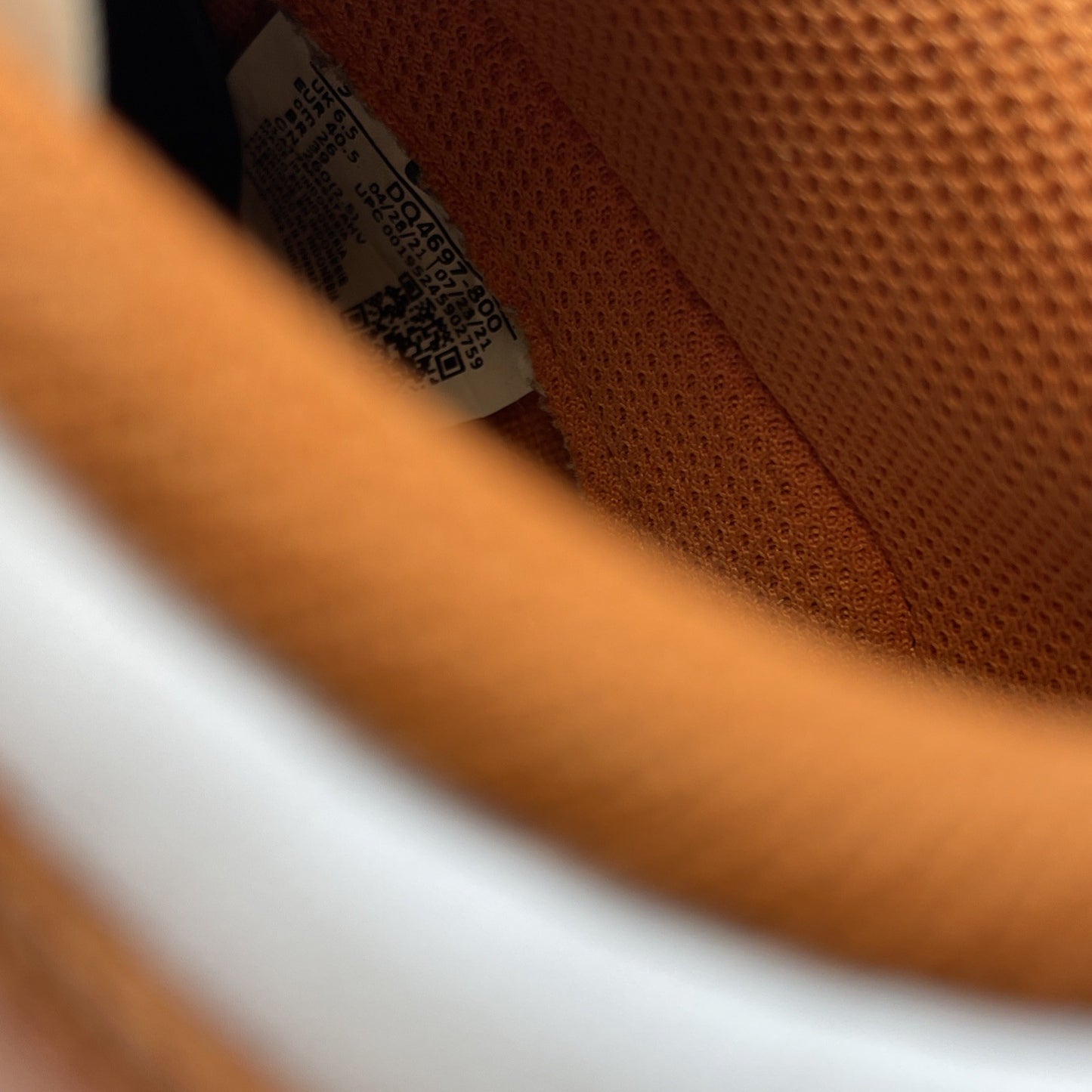 Size 9W - Nike Dunk Low Bronze Eclipse Orange White Leather (DQ4697-800)