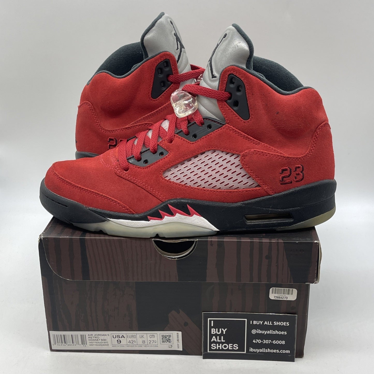 Size 9 - Air Jordan 5 Retro Mid Raging Bull (DD0587-600)