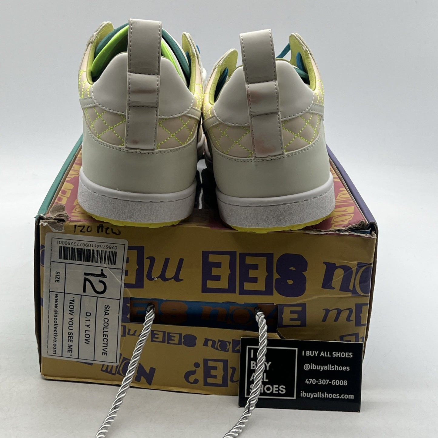 Size 12 - SIA Collective “Now You See Me” D.1.Y. Low Shoes Beige
