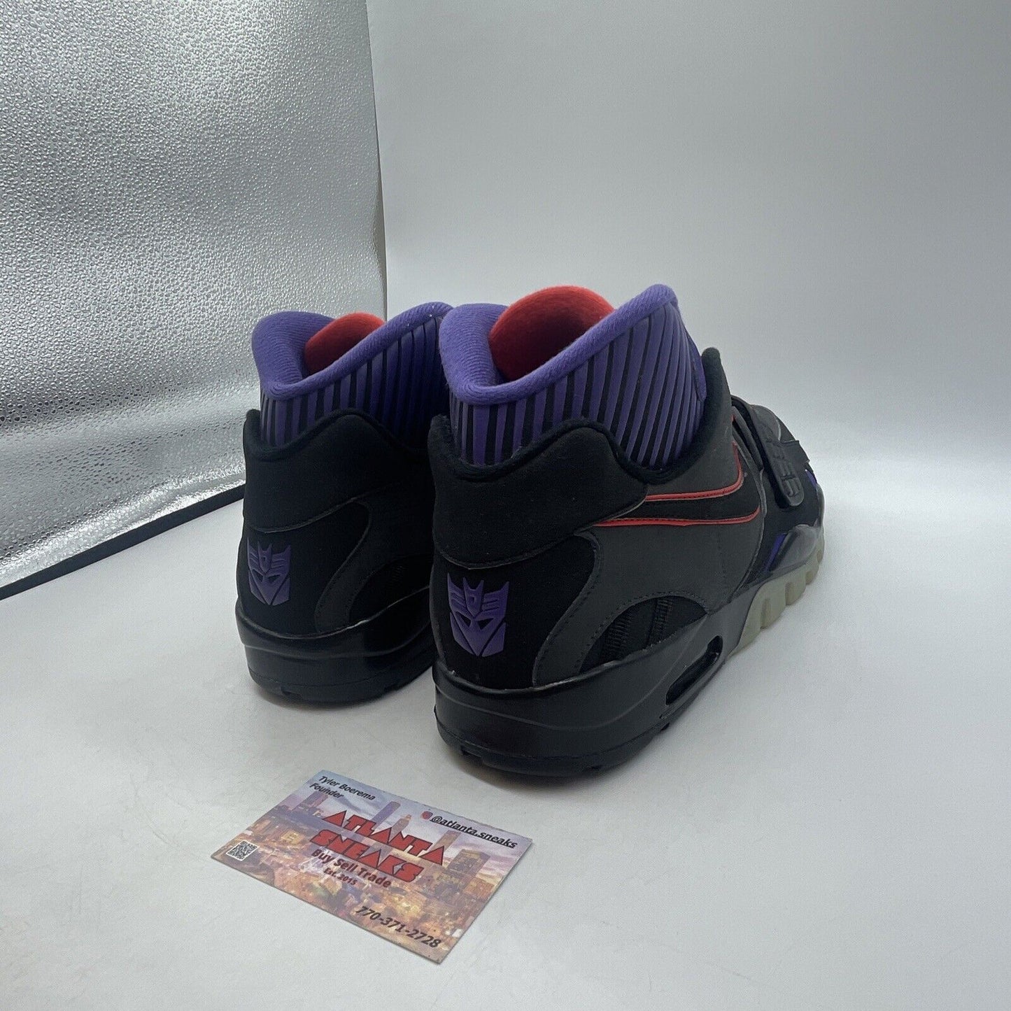 Size 13 - Nike Air Trainer SC 2 Premium QS Megatron Black Purple (637804-001)