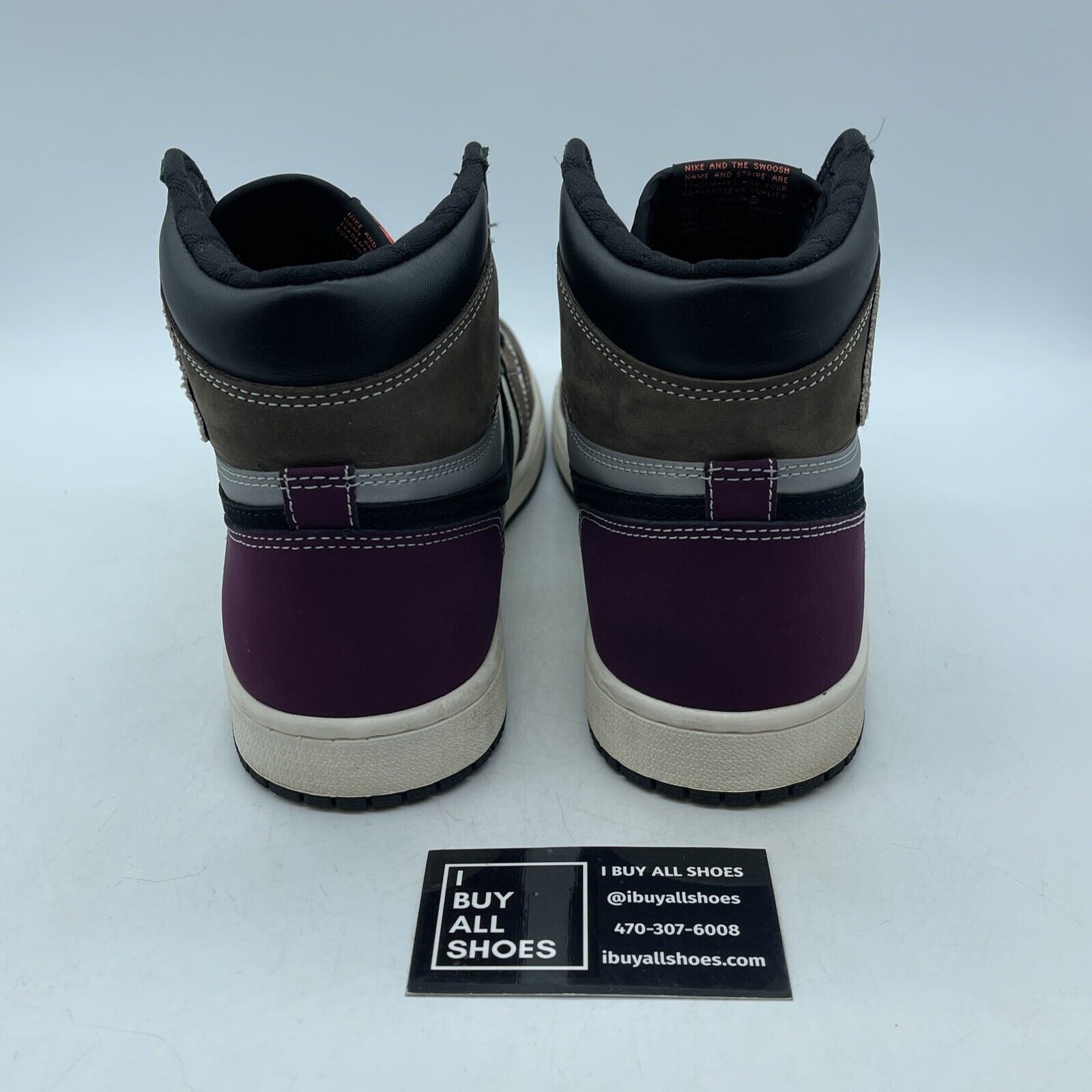 Size 10 - Jordan 1 High OG Crafted Purple White Suede Leather (DH309-001)