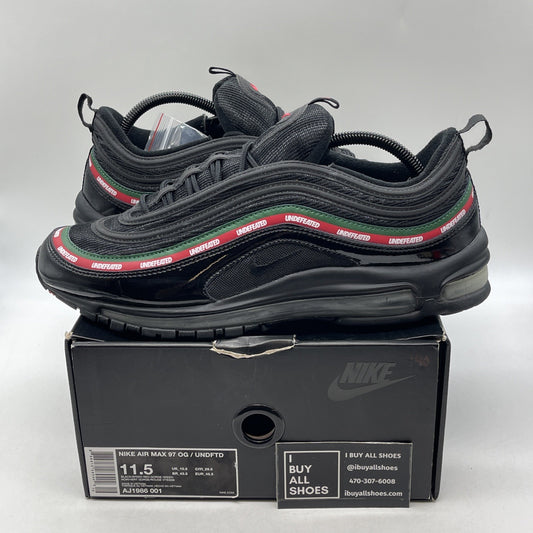 Size 11.5 - Nike Undefeated x Air Max 97 OG Black (AJ1986-001)