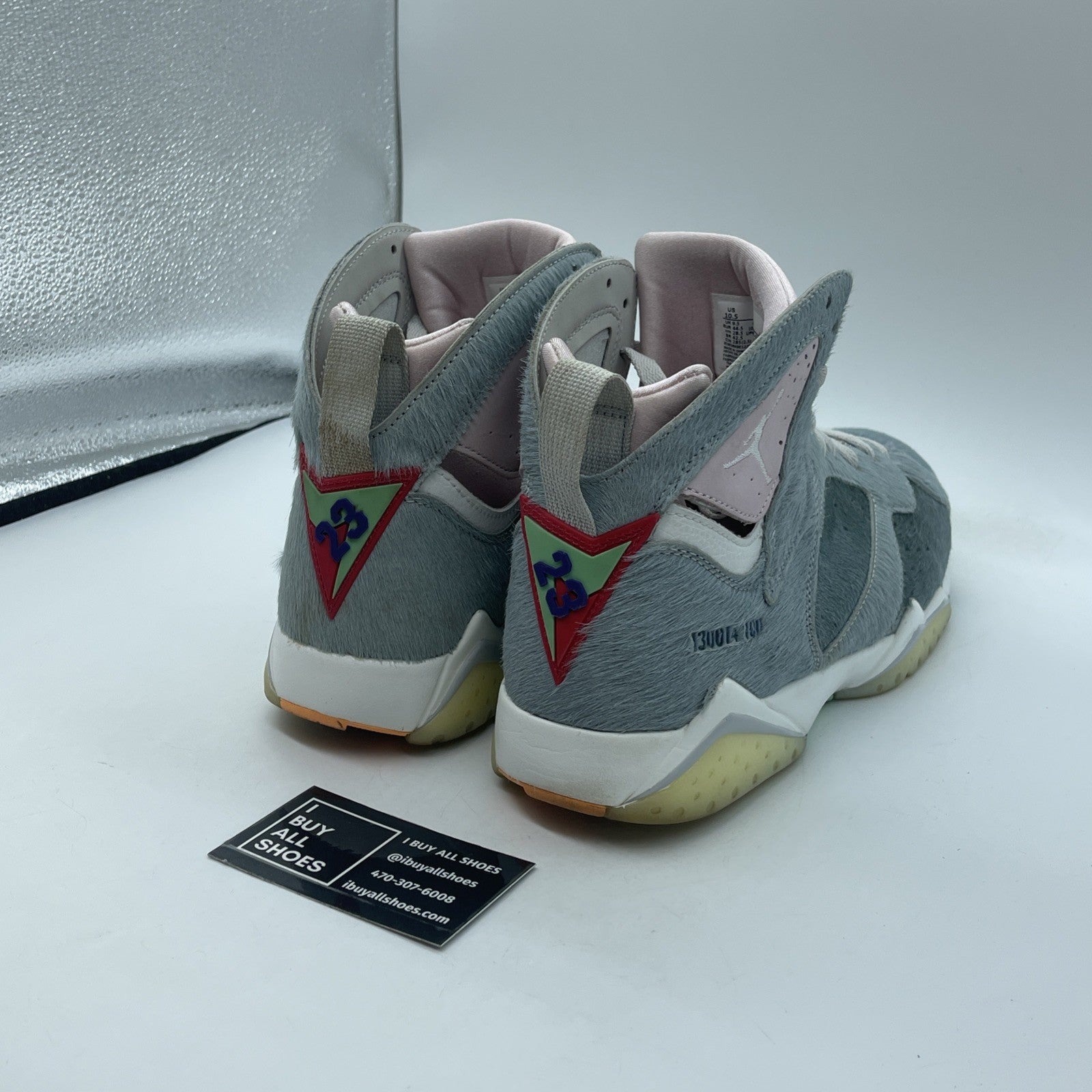 Size 10.5 - Air Jordan 7 Retro SE Hare 2.0 Grey Pink Suede (CT8528-002)