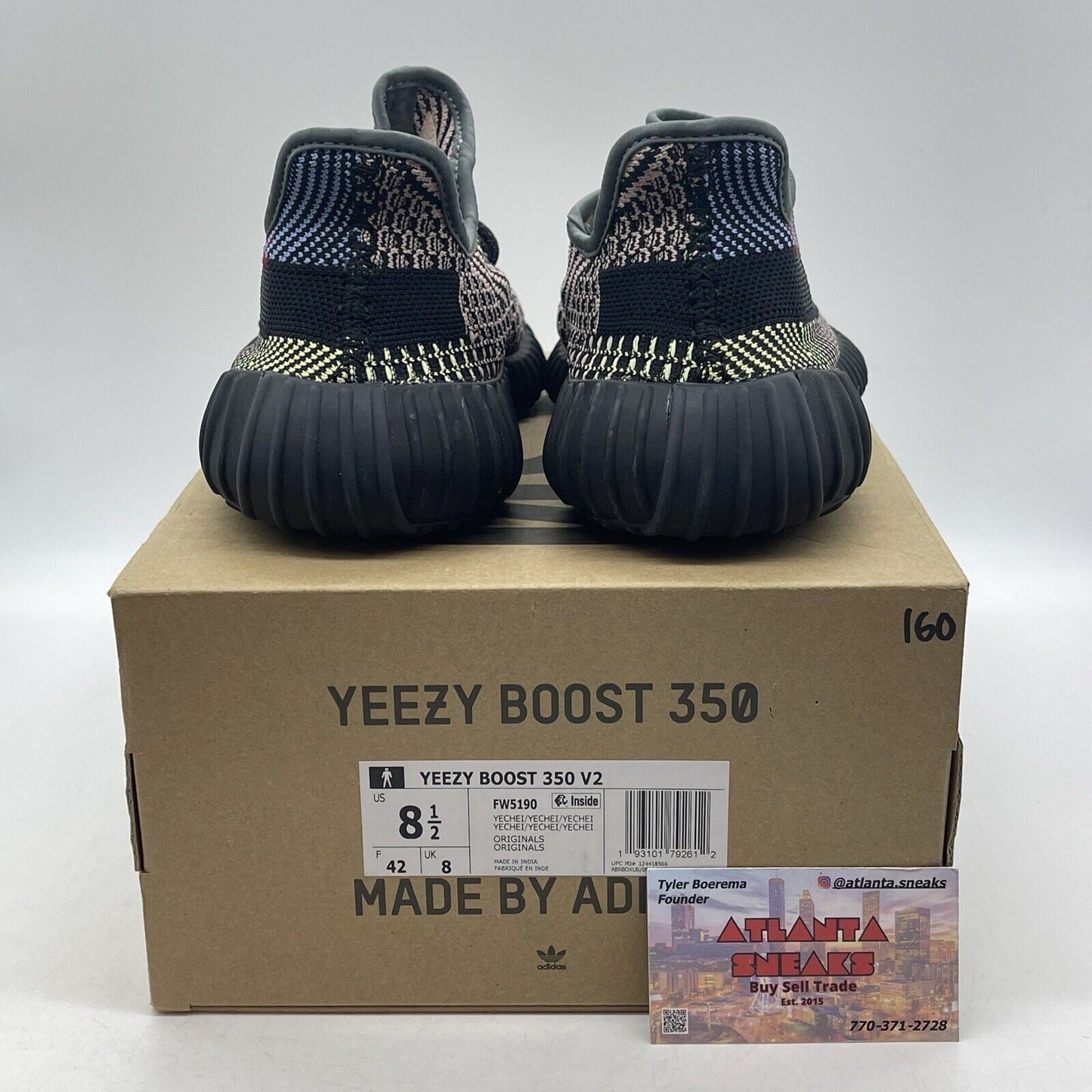 Size 8.5 - adidas Yeezy Boost 350 V2 Yecheil Non-Reflective (FW5190)