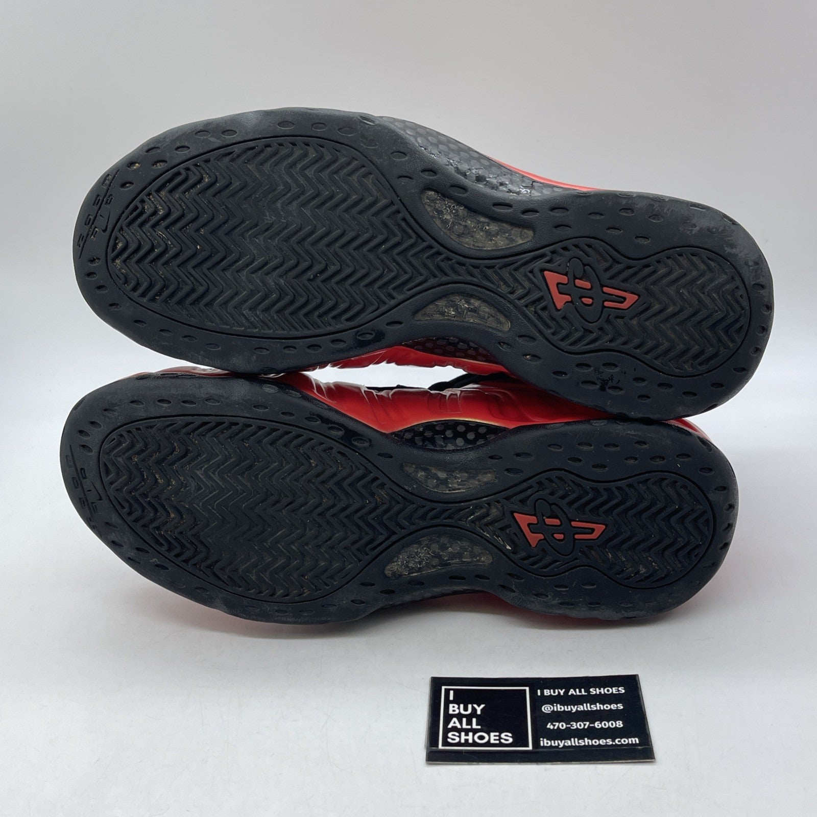 Size 11 - Nike Air Foamposite One Habanero Red Black Suede (314996-603)