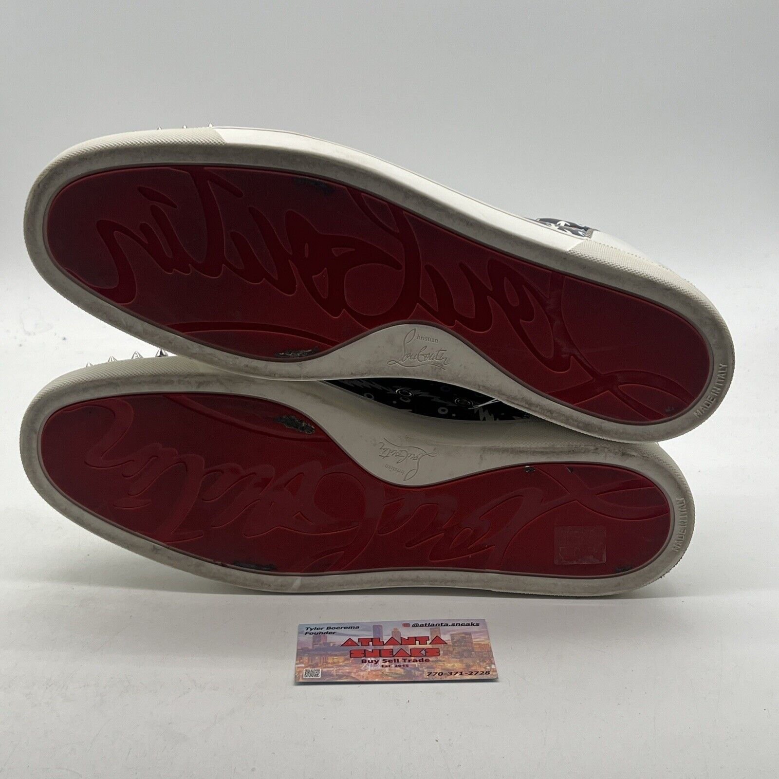 Size 12.5 - Christian Louboutin Louis Junior Spikes