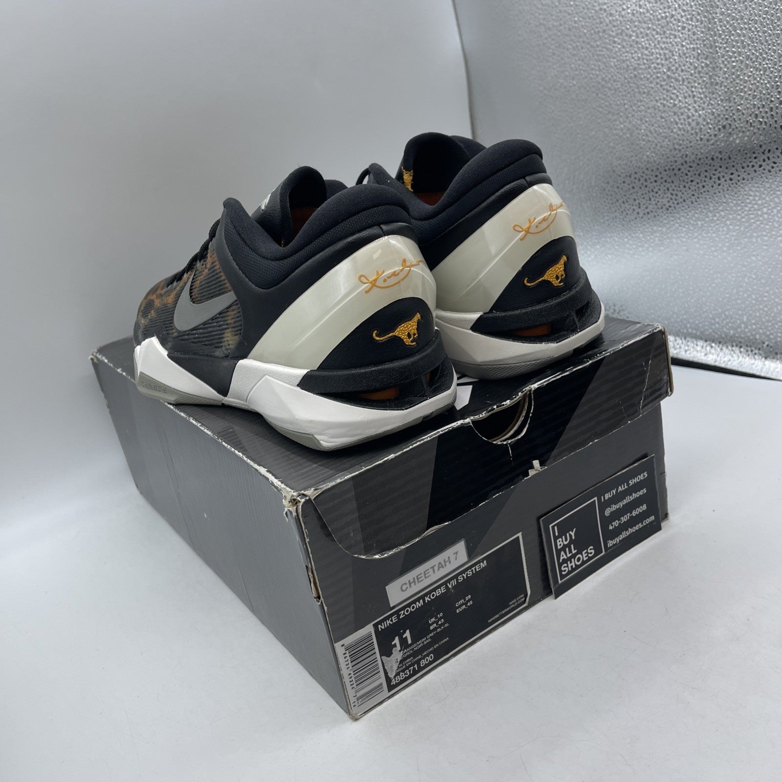Size 11 - Nike Zoom Kobe 7 System Cheetah (488371-800)