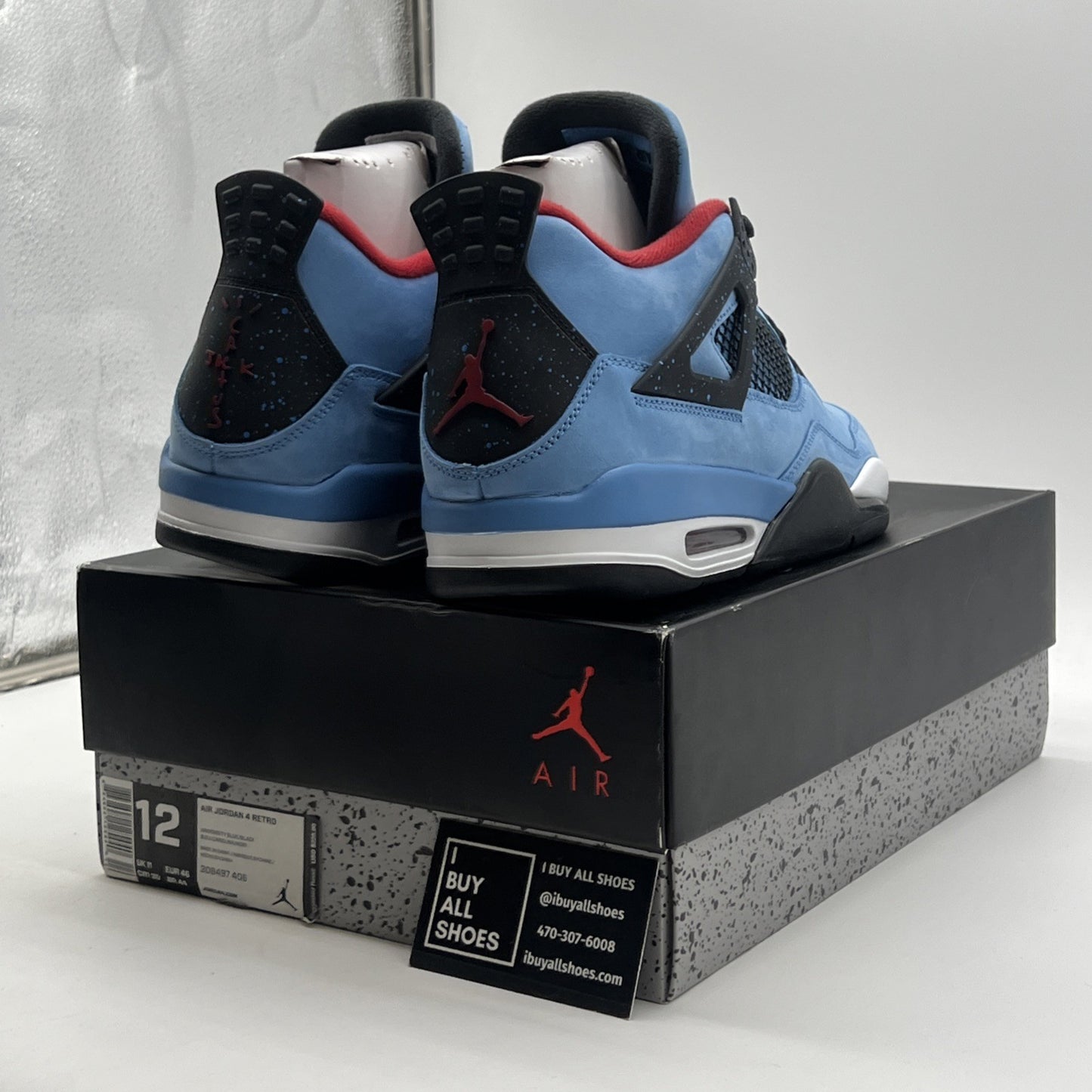Size 12 - Air Jordan 4 Retro x Travis Scott Mid Cactus Jack (308497-406)