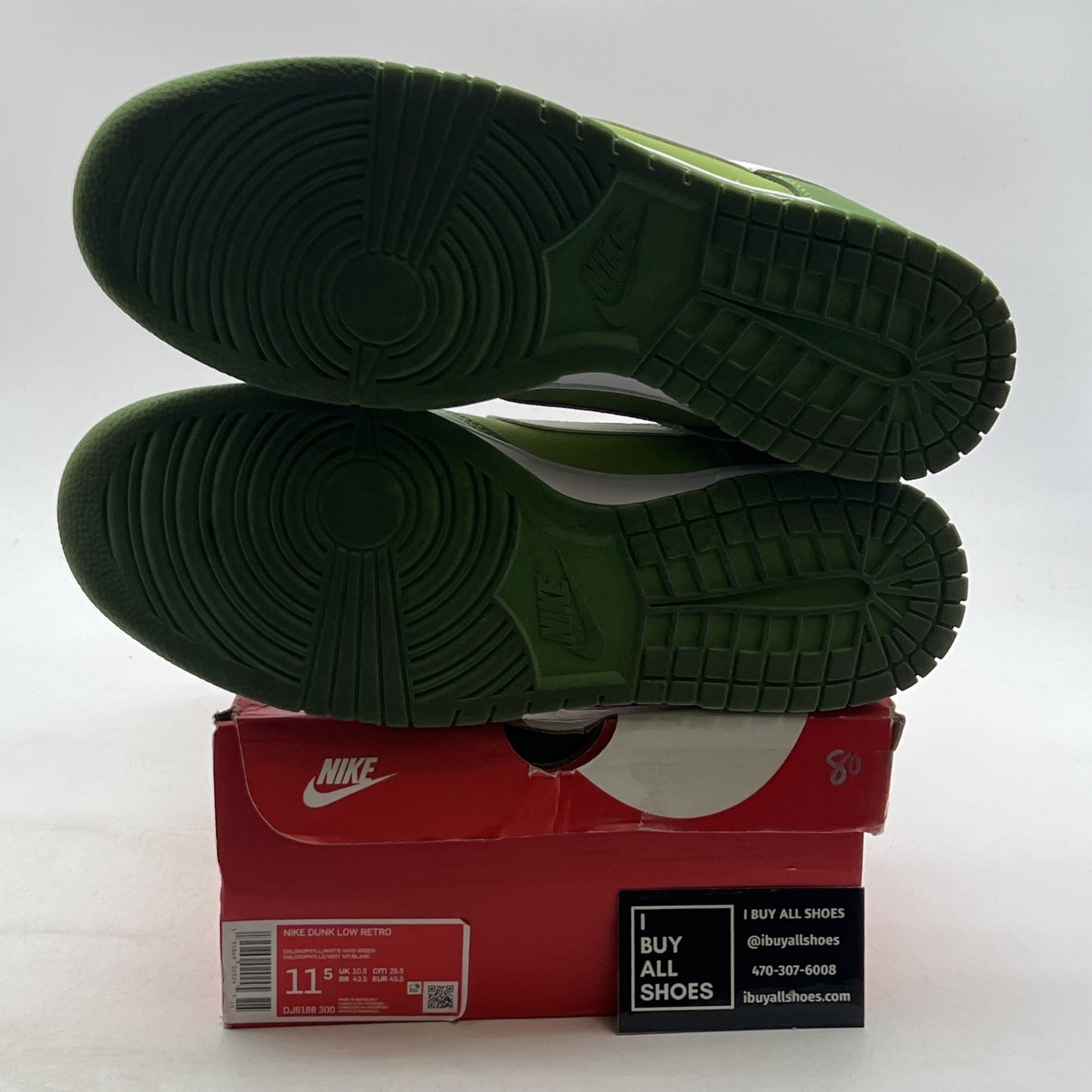 Size 11.5 - Nike Dunk Low Chlorophyll (DJ6188-300)