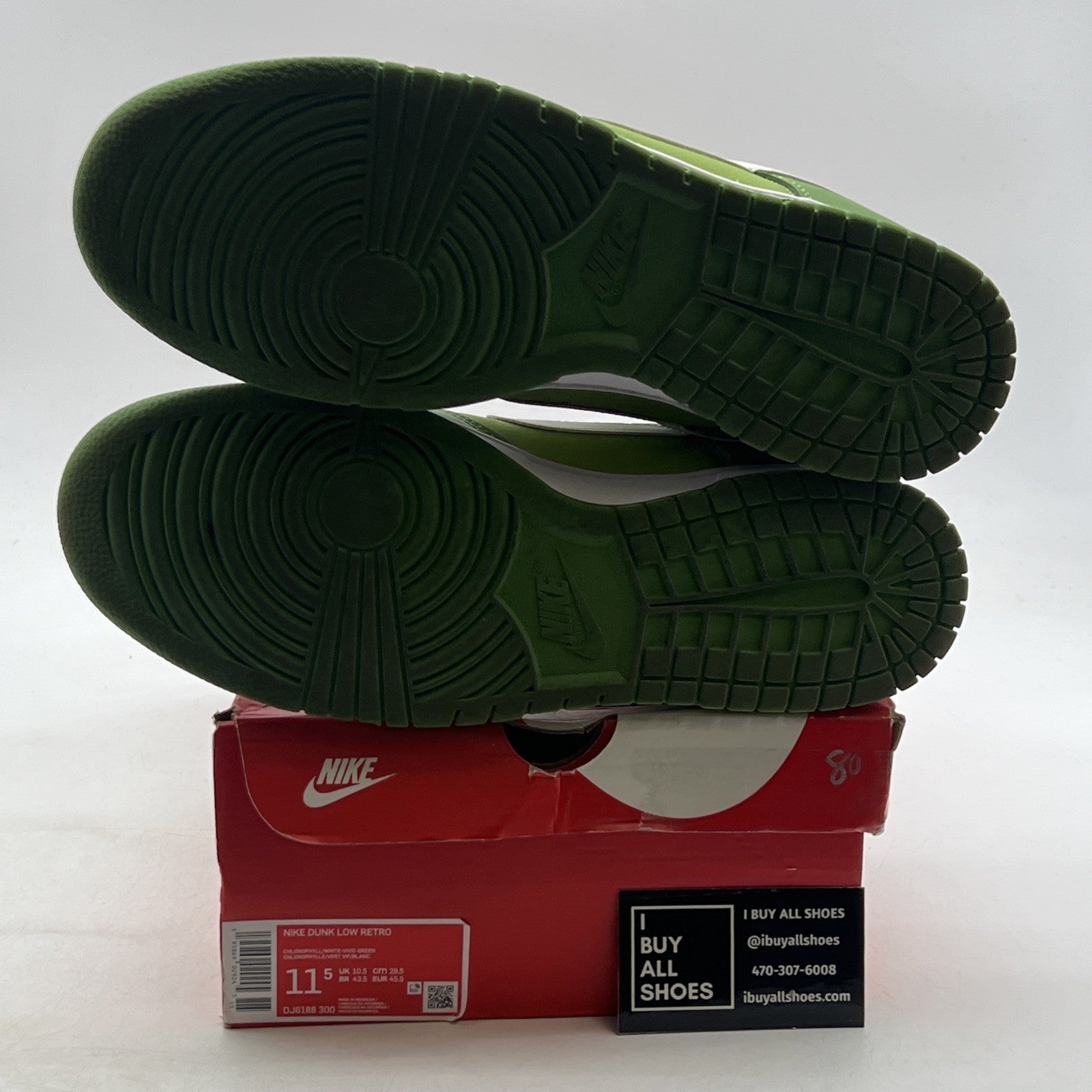 Size 11.5 - Nike Dunk Low Chlorophyll (DJ6188-300)