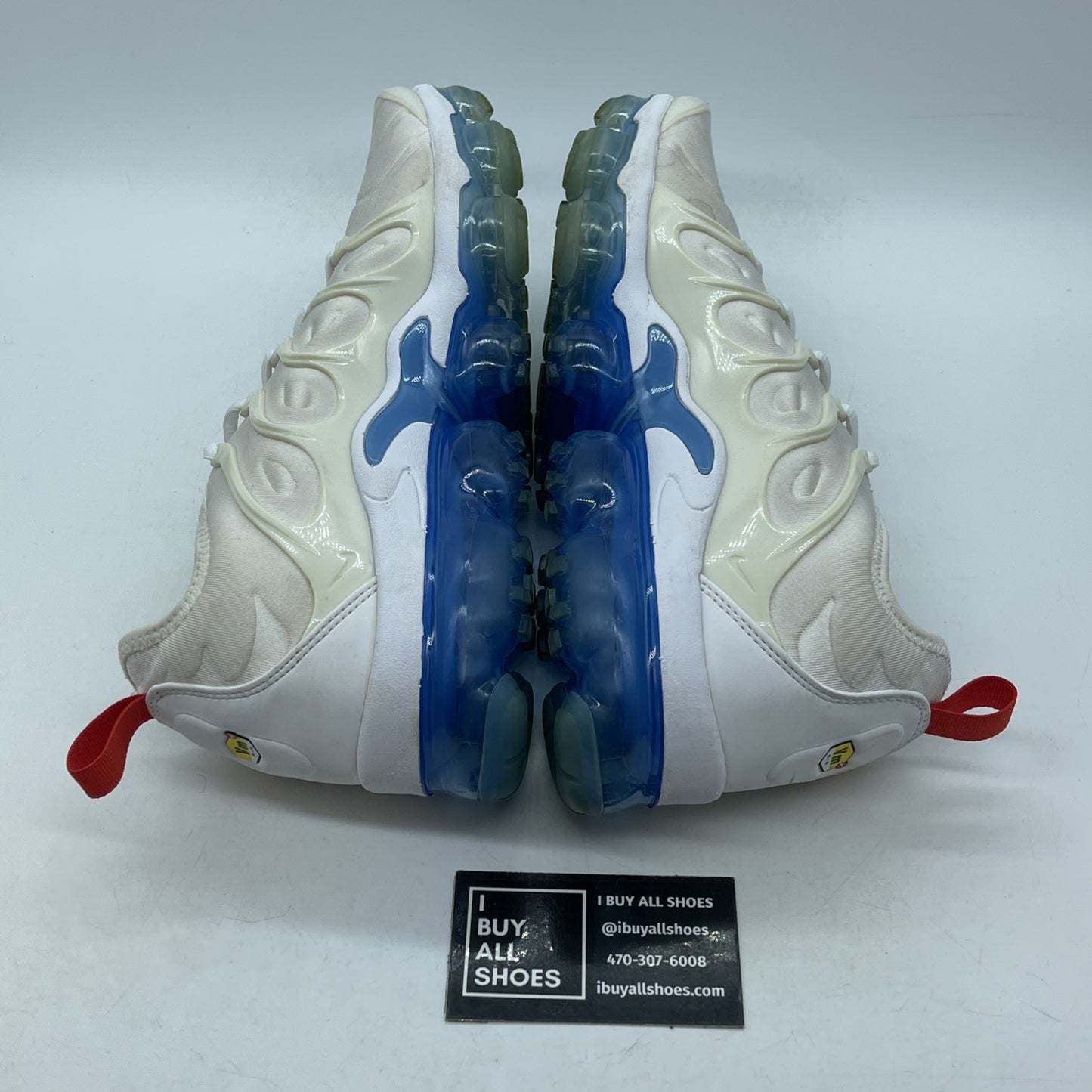 Size 10 - Nike Air VaporMax Plus White University Blue Suede (DV2119-100)