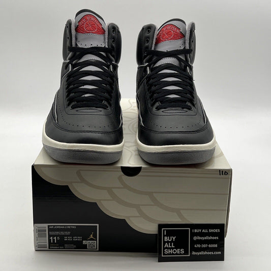 Size 11.5 - Air Jordan 2 Retro Black Cement (DR8884-001)