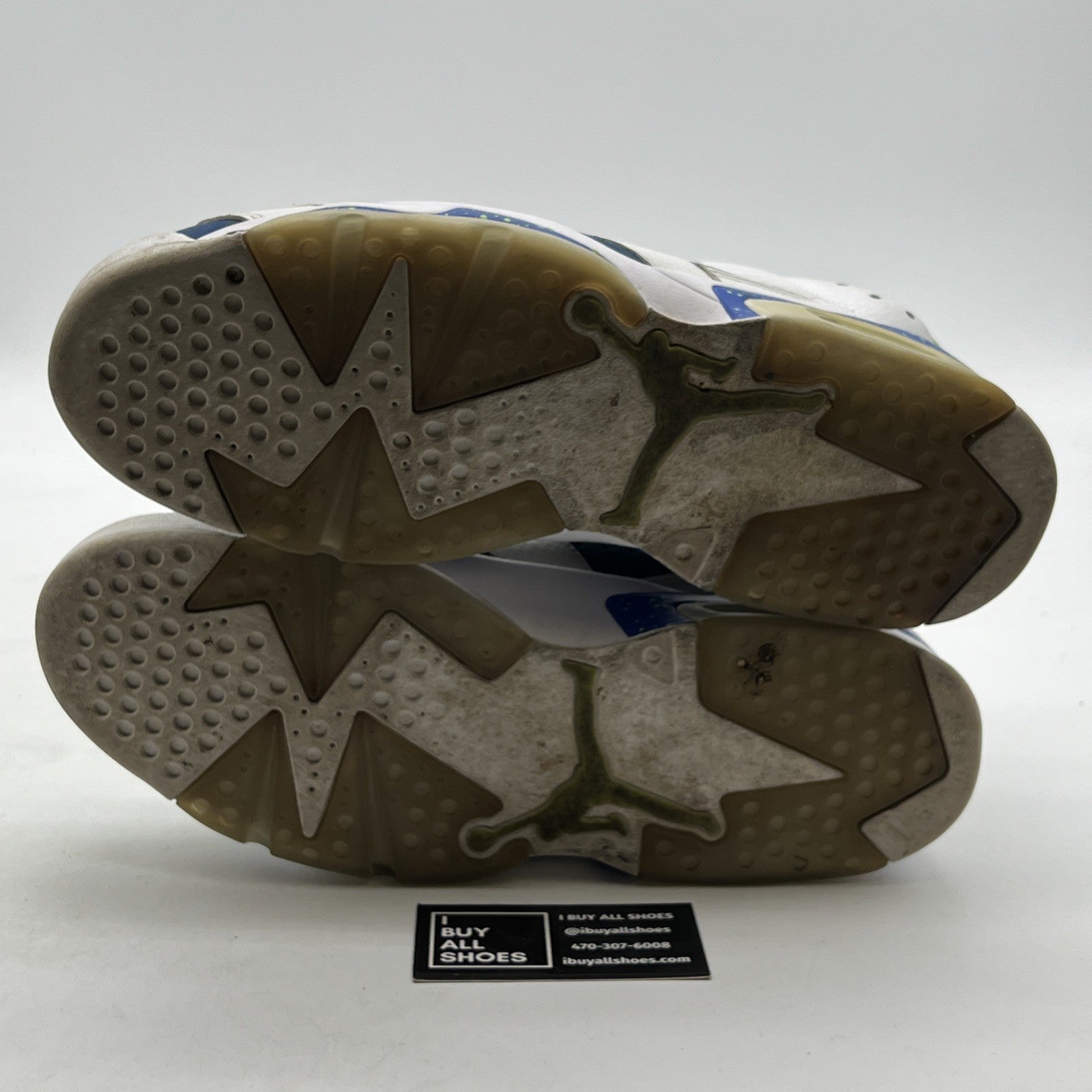 Size 11.5 - Air Jordan 6 Low Ghost Green (304401-106)