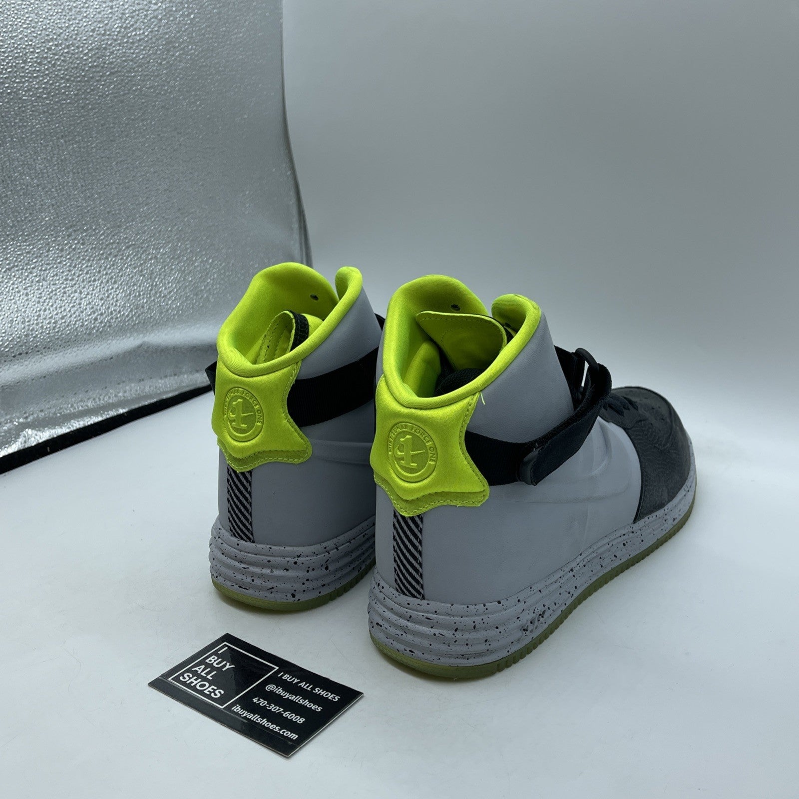 Size 10.5 - Nike Lunar Force 1 Lux VT Anthracite Volt Grey Black (630998-002)