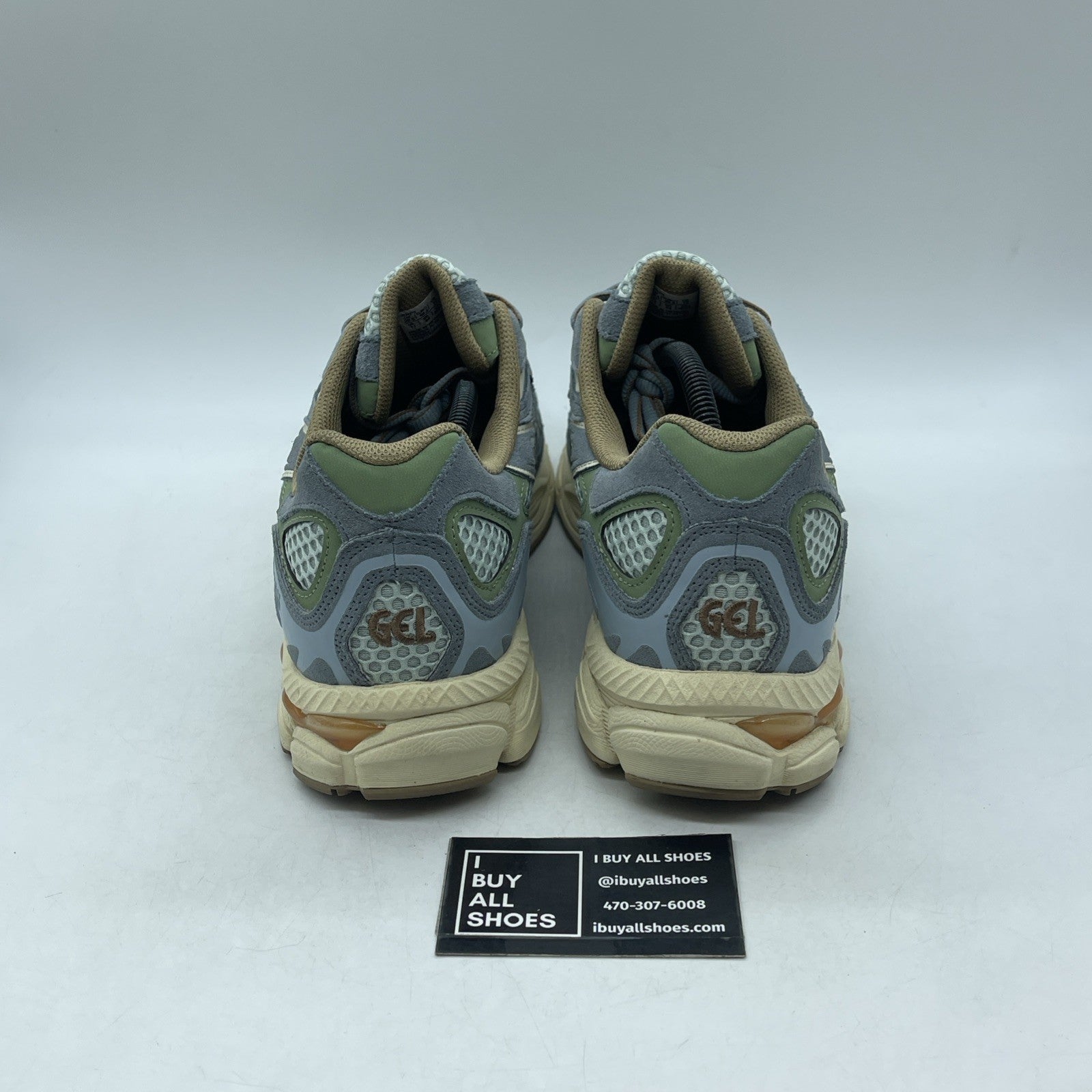 Size 12 - Asics Gel NYC Cold Moss Fjord Grey (1203A372)