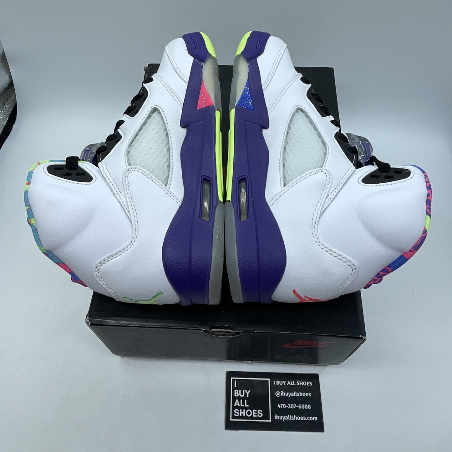 Size 4Y(GS) - Jordan 5 Retro Mid Alternate Bel-Air White Leather (DB3024-100)