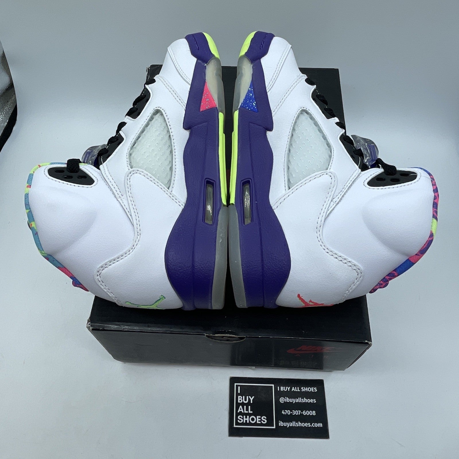 Size 4Y(GS) - Jordan 5 Retro Mid Alternate Bel-Air White Leather (DB3024-100)