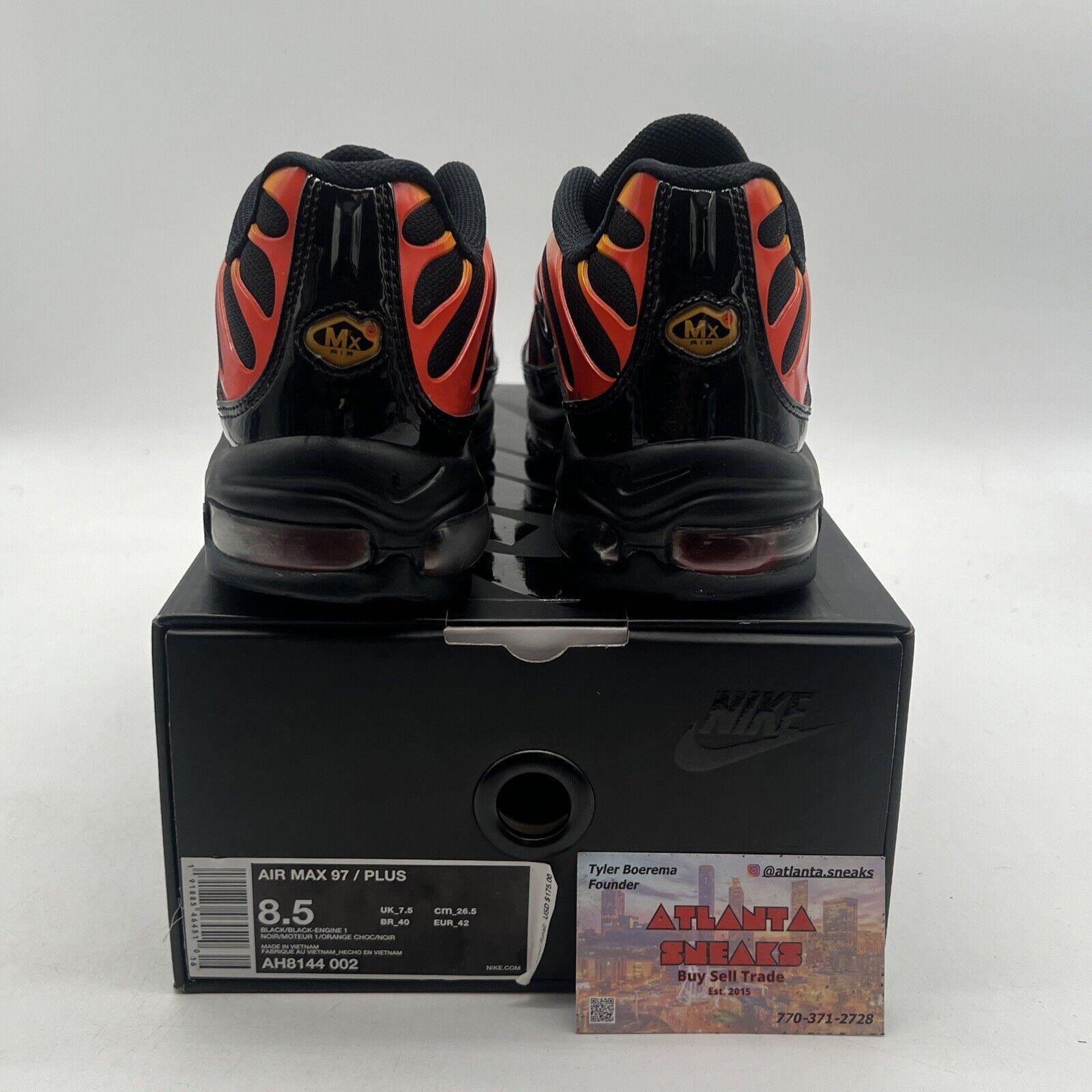 Size 8.5 - Nike Air Max 97 Plus Shock Orange (AH8144-002)