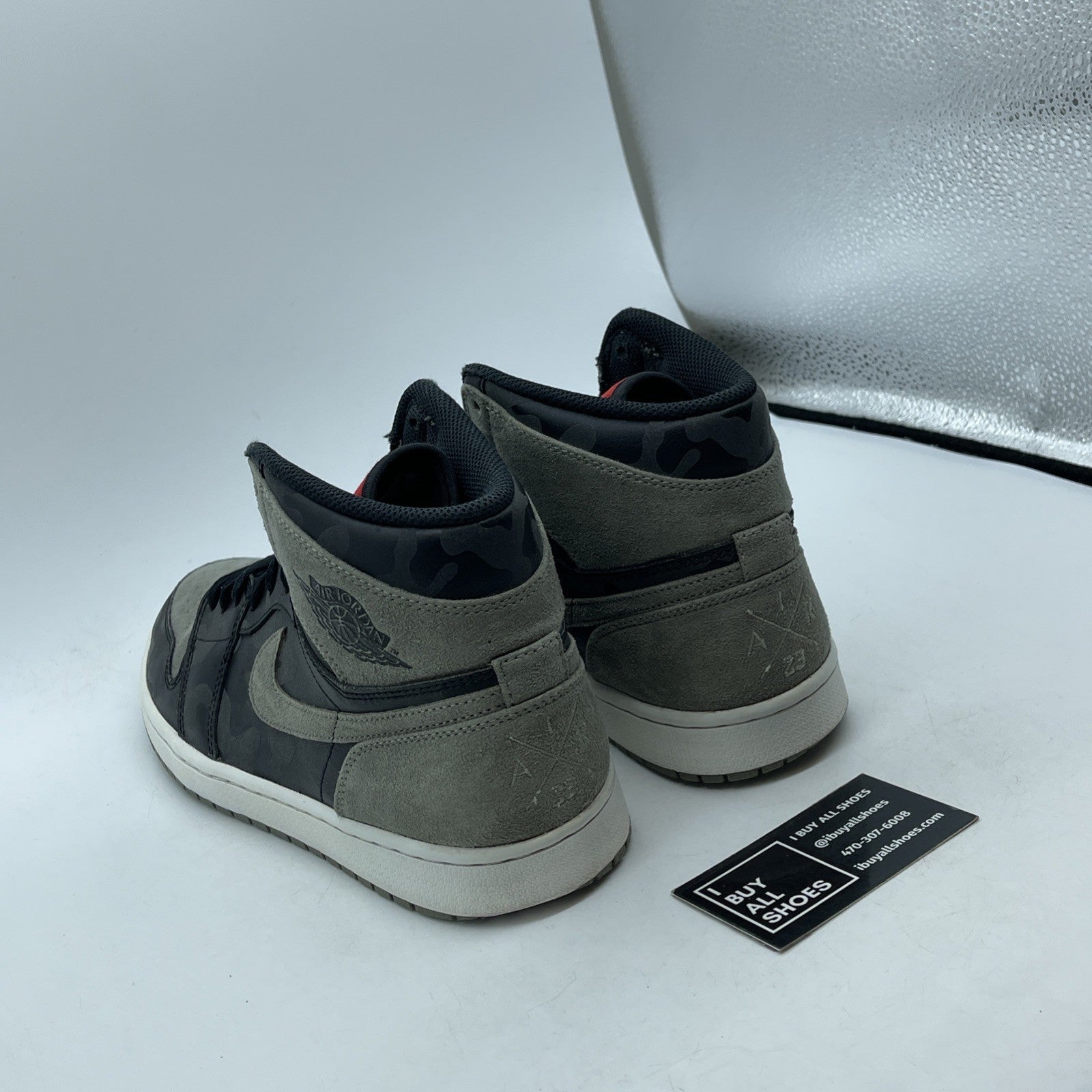 Size 10 - Air Jordan 1 Retro Premium High Shadow Camo Suede Leather (AA3993-034)