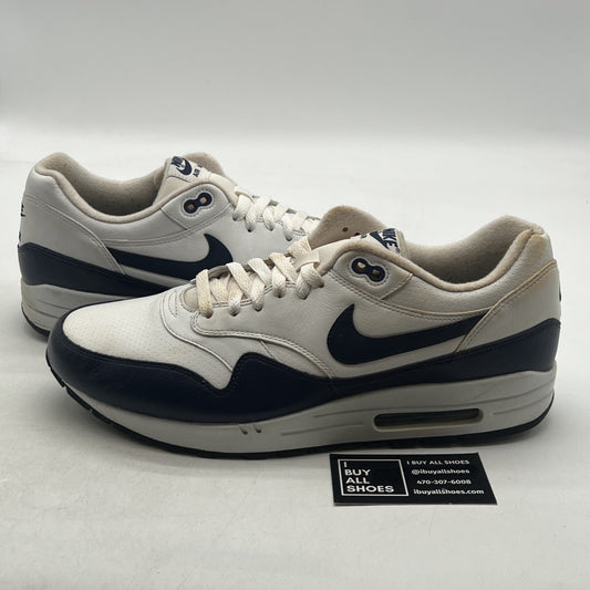 Size 13 - Nike Air Max 1 Leather Midnight Navy (654466-101)