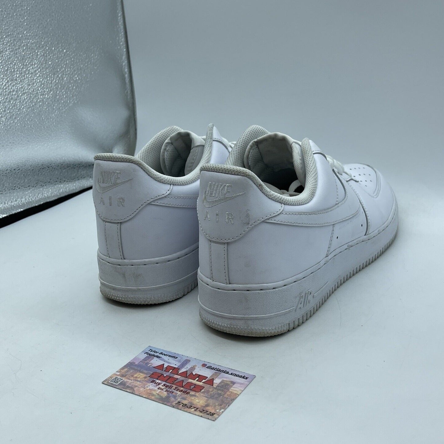 Size 13 - Nike Air Force 1 Low '07 White Leather (315122-111)