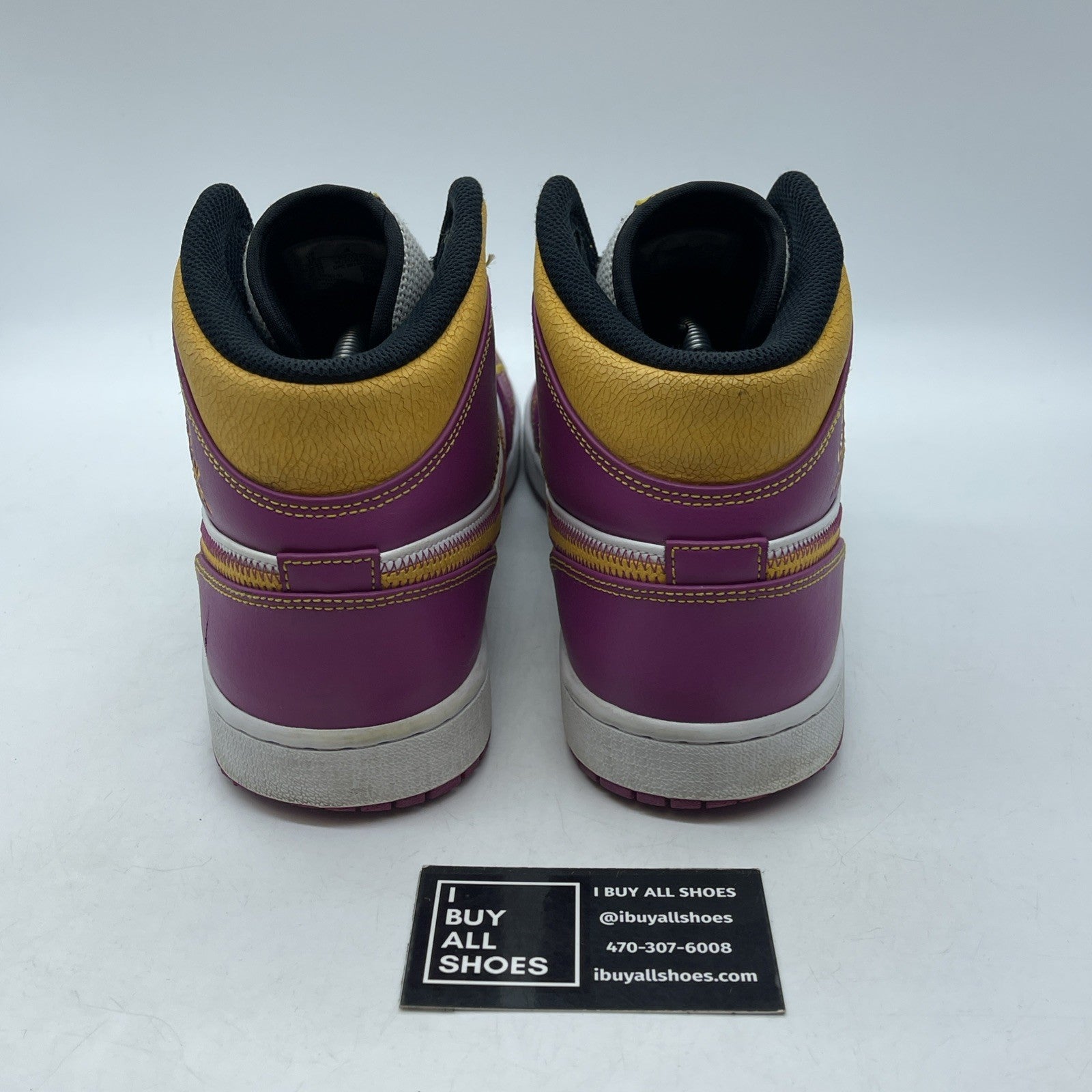 Size 11 - Air Jordan 1 Mid Día de Muertos White Purple Leather (DC0350-100)