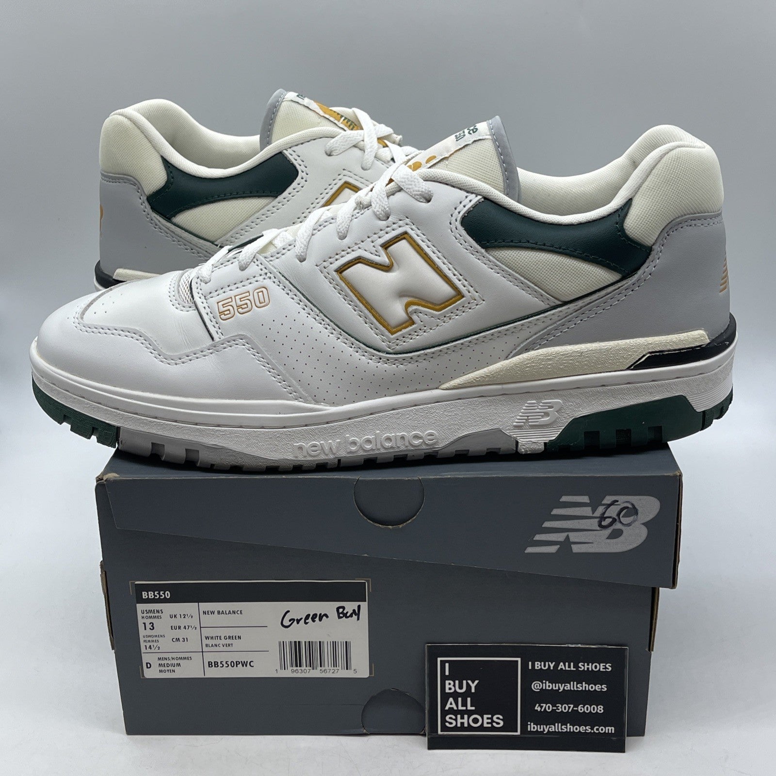 Size 13 - New Balance 550 Nightwatch Green (BB550PWC)