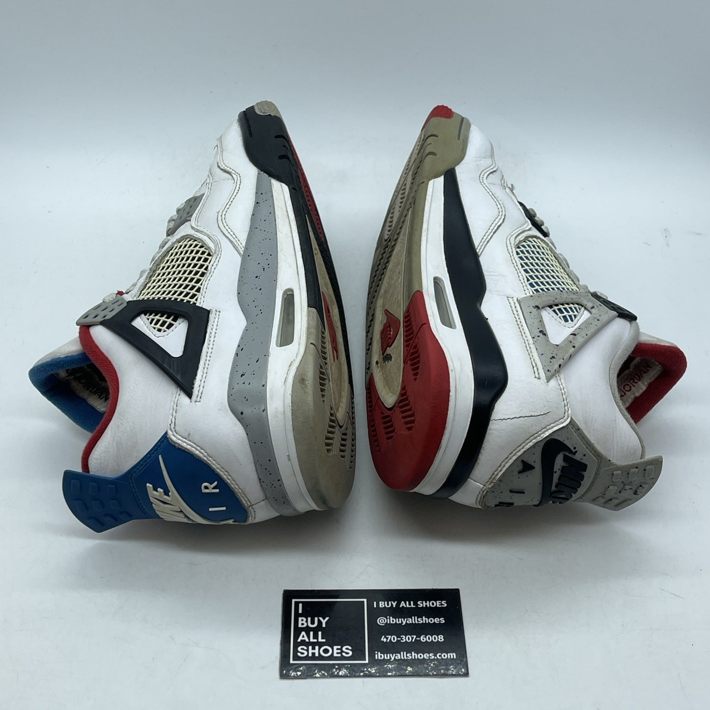 Size 10.5 - Jordan 4 Retro SE Mid What The 4 White Black Leather (CI1184-146)