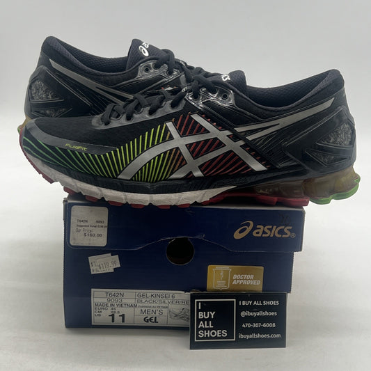 Size 11 - ASICS Gel Kinsei 6 Black Running Shoes (T642N-9093)