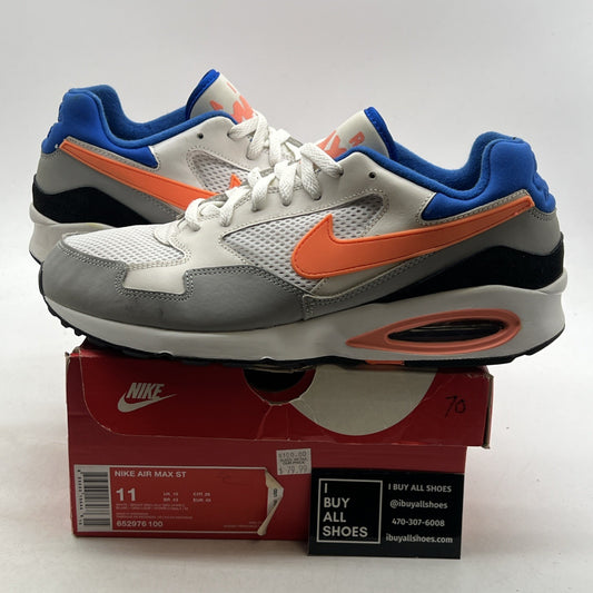Size 11 - Nike Air Max ST White Grey Mango (652976-100)